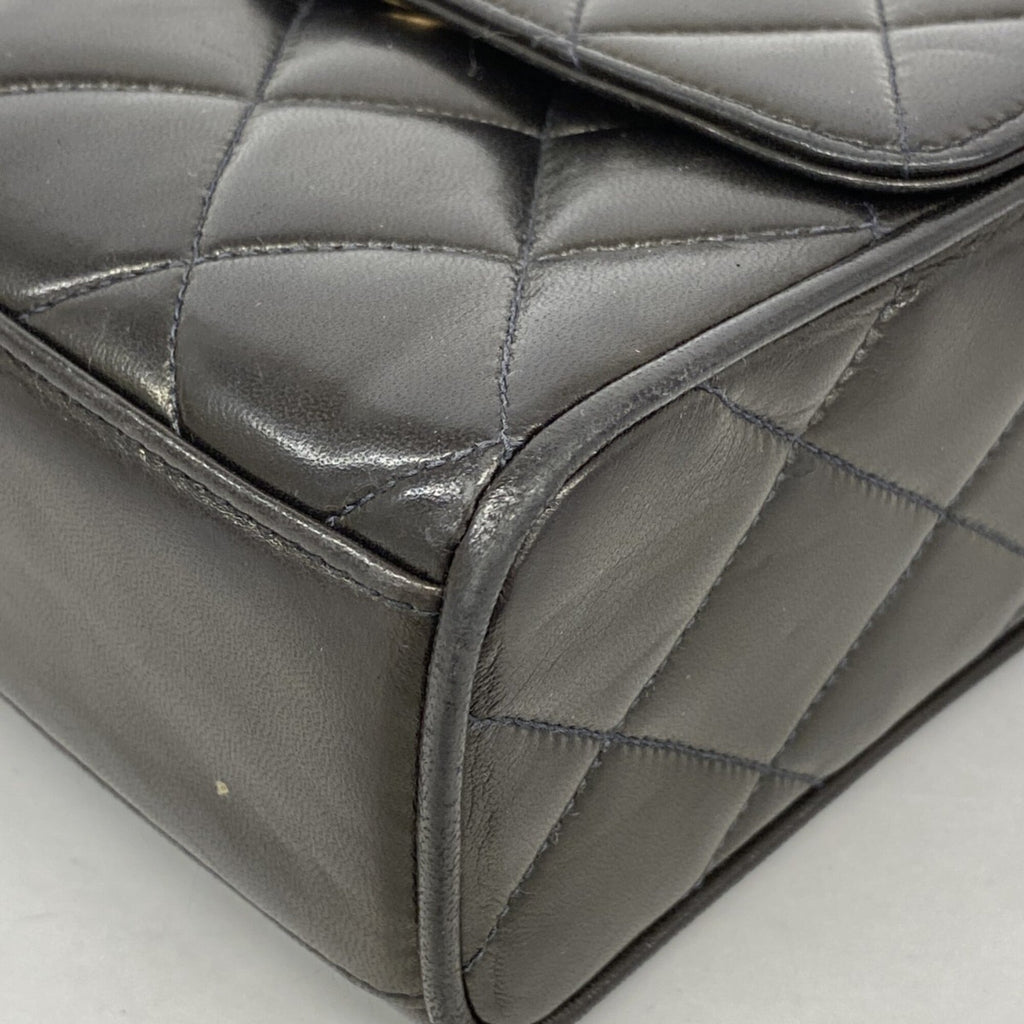 Chanel Black Leather Shoulder Bag