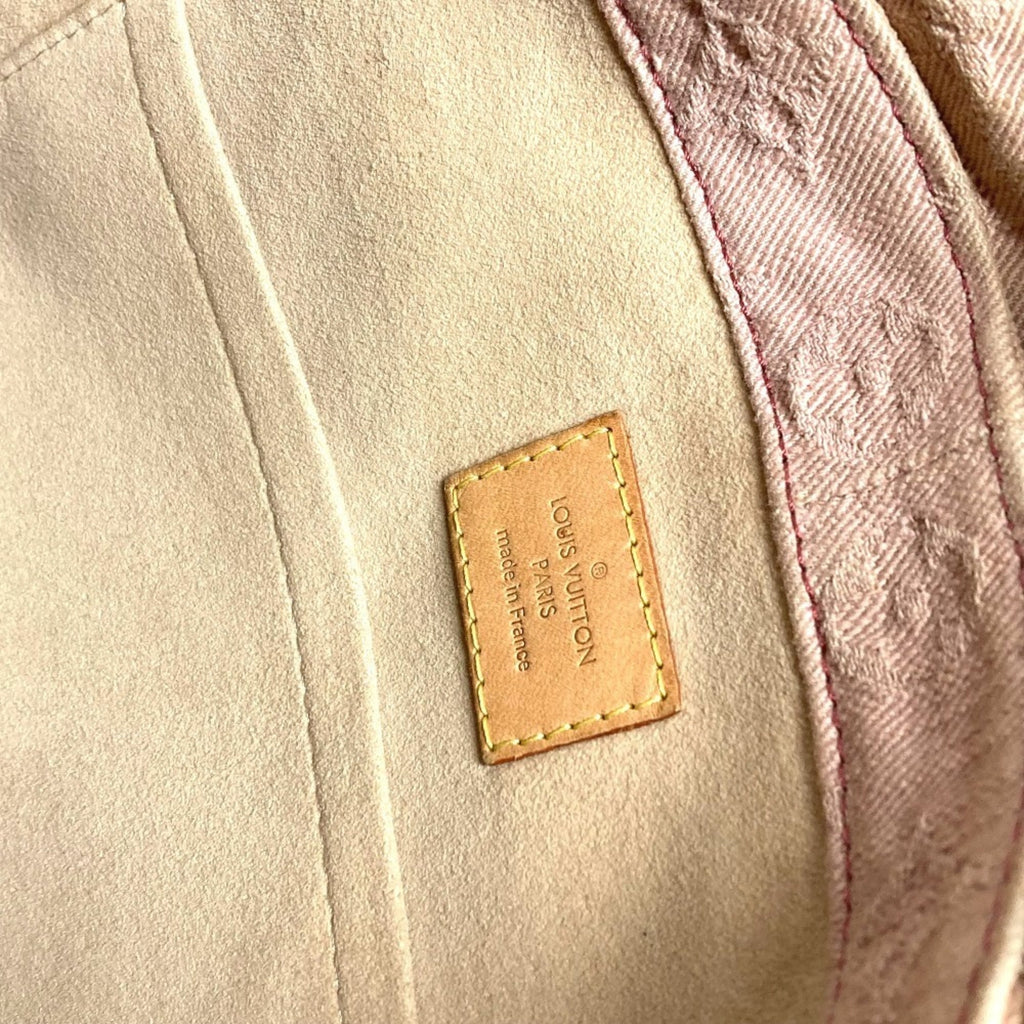 Louis Vuitton Monogram Denim Pink Rouge Fauviste Monogram Denim Shoulder Bag