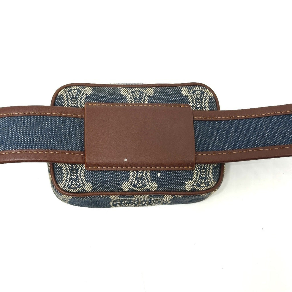 Celine Blue Denim Fanny Pack Pouch