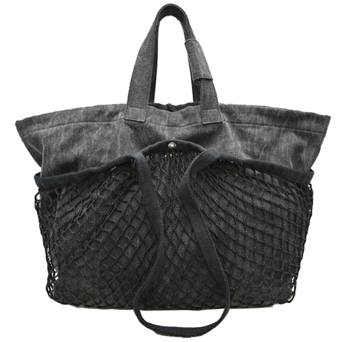 Balenciaga Black Denim Tote