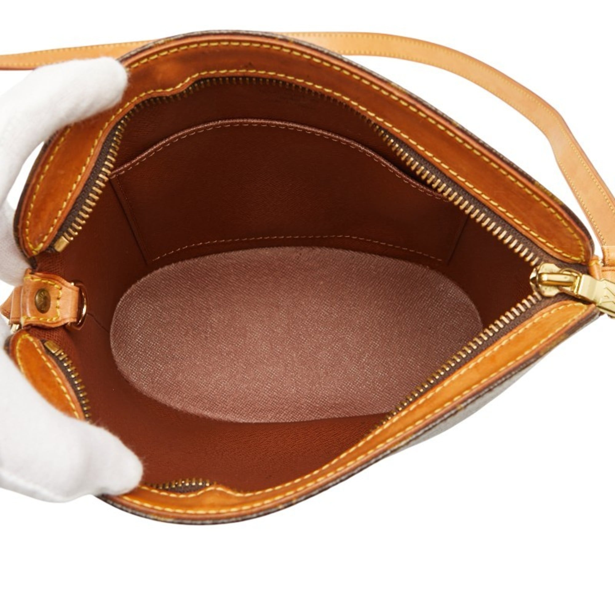 Louis Vuitton Brown Monogram Pvc Leather Shoulder Bag