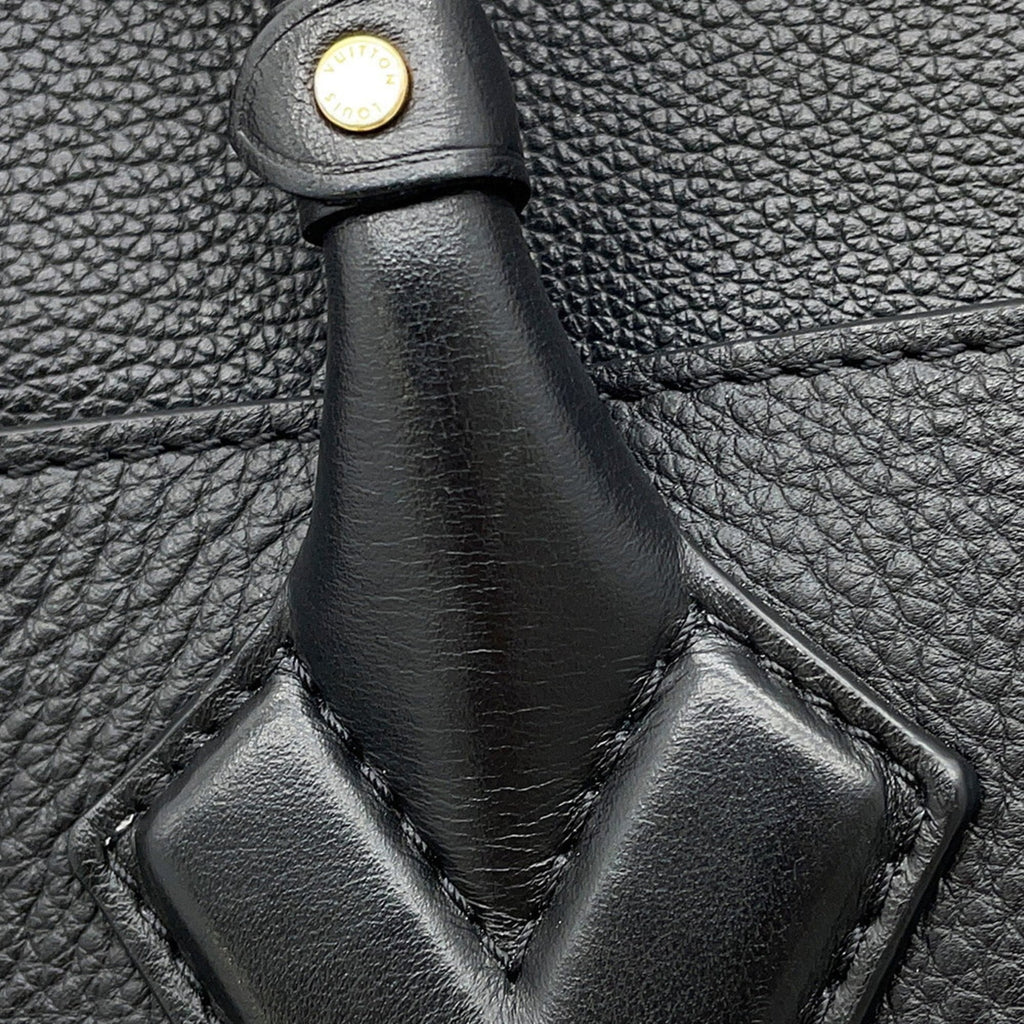 Louis Vuitton Noir Monogram Leather Handbag