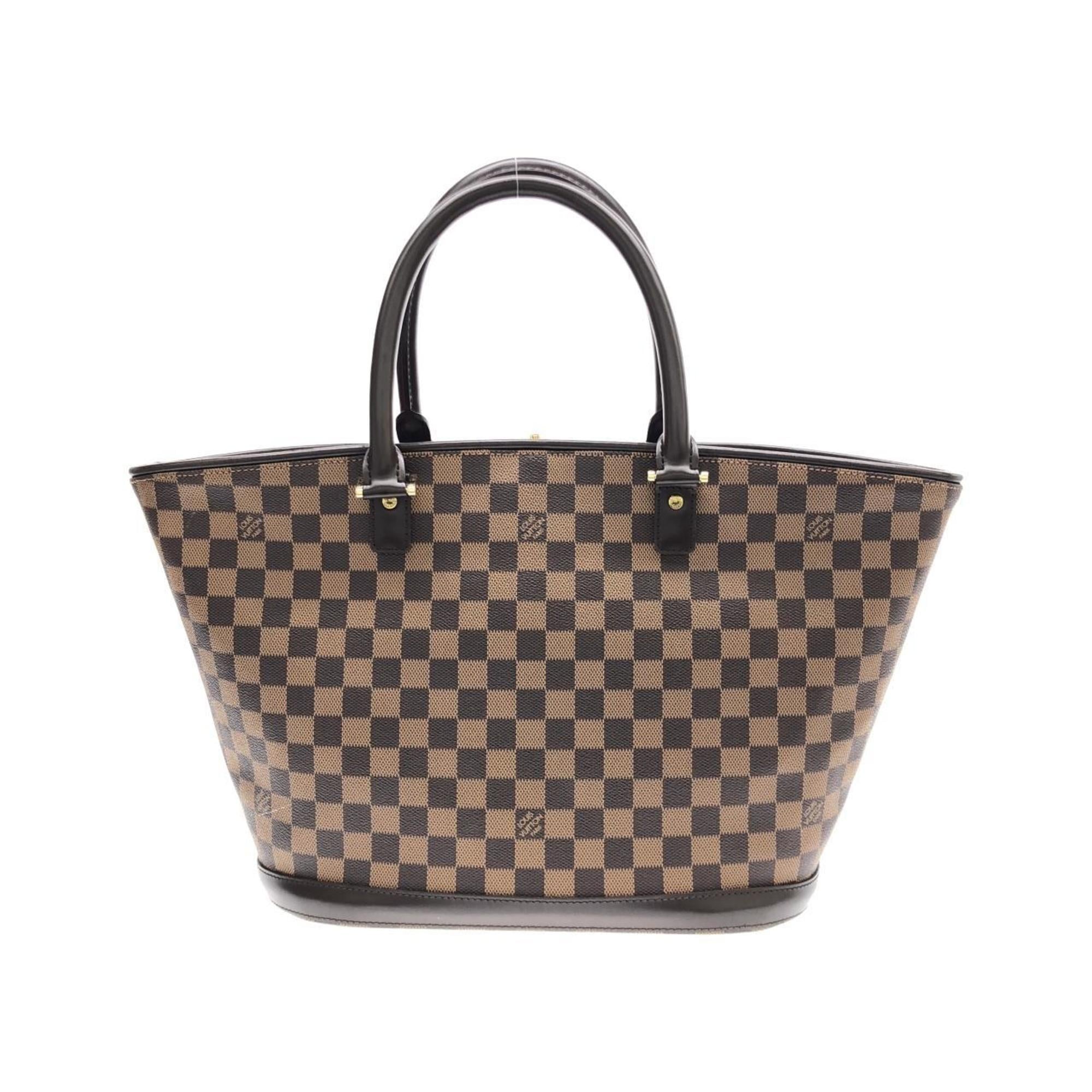 Louis Vuitton Brown Coated Canvas Handbag