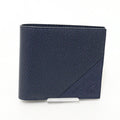 Prada Navy Saffiano Wallet (Bi-Fold)