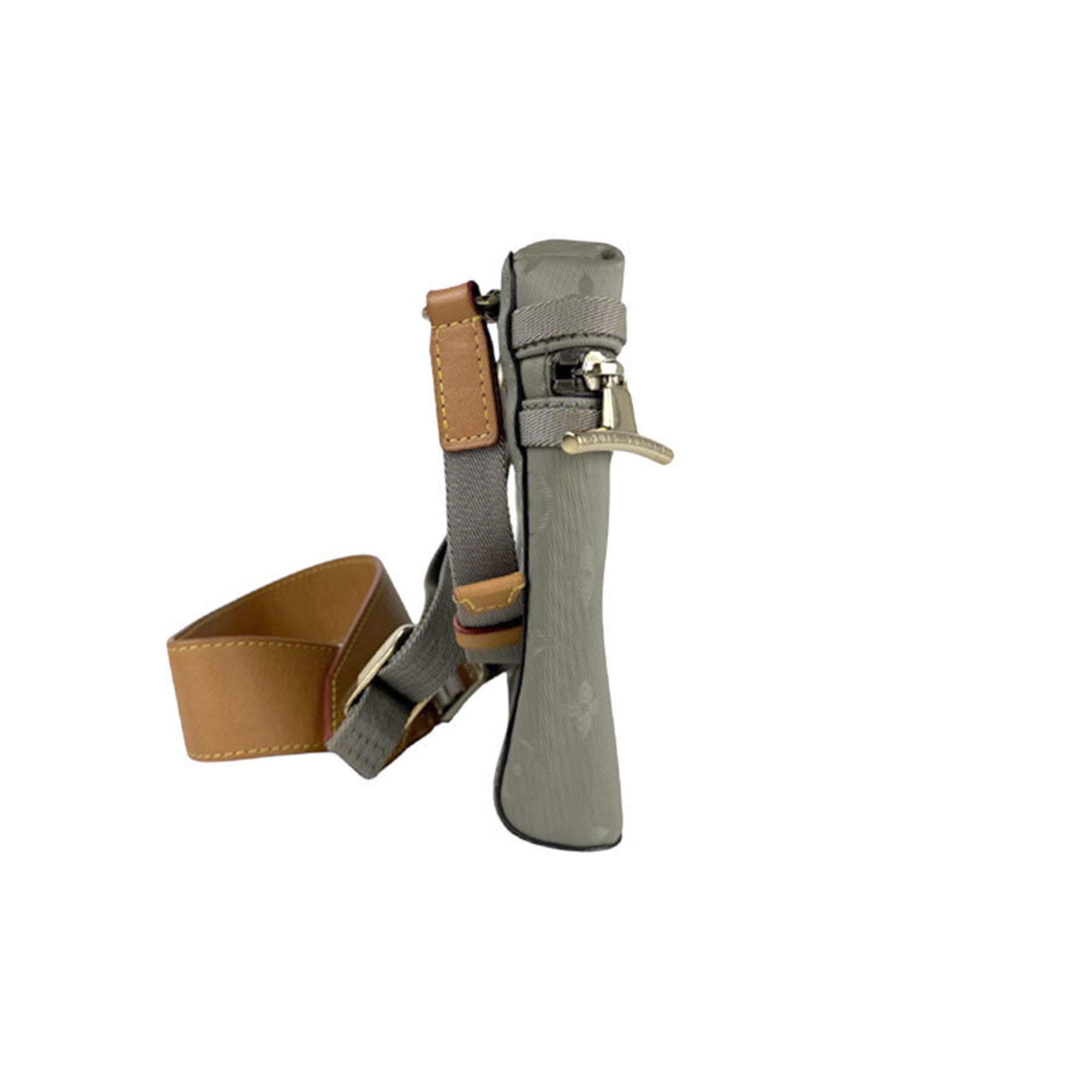 Louis Vuitton Gray Nylon Canvas Shoulder Bag