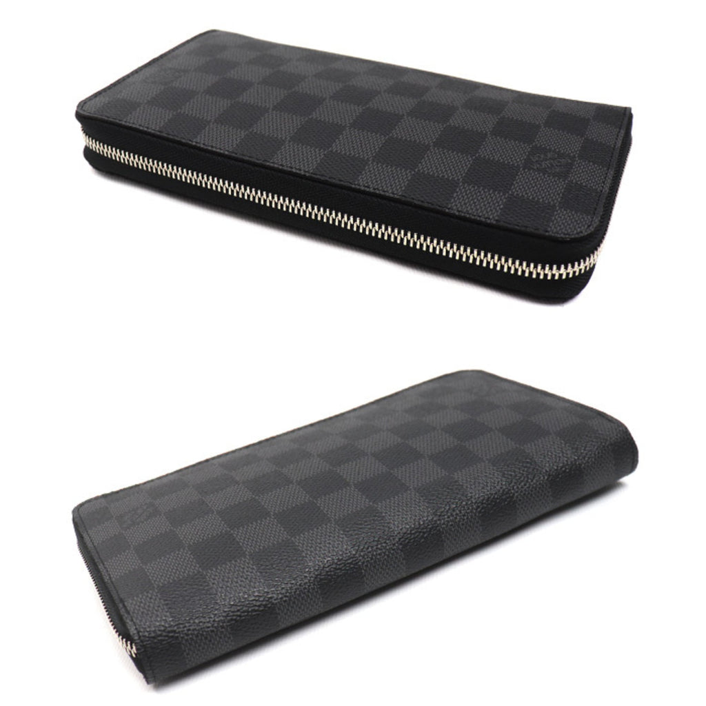 Louis Vuitton Black Damier Graphite Damier Graphite Long Wallet