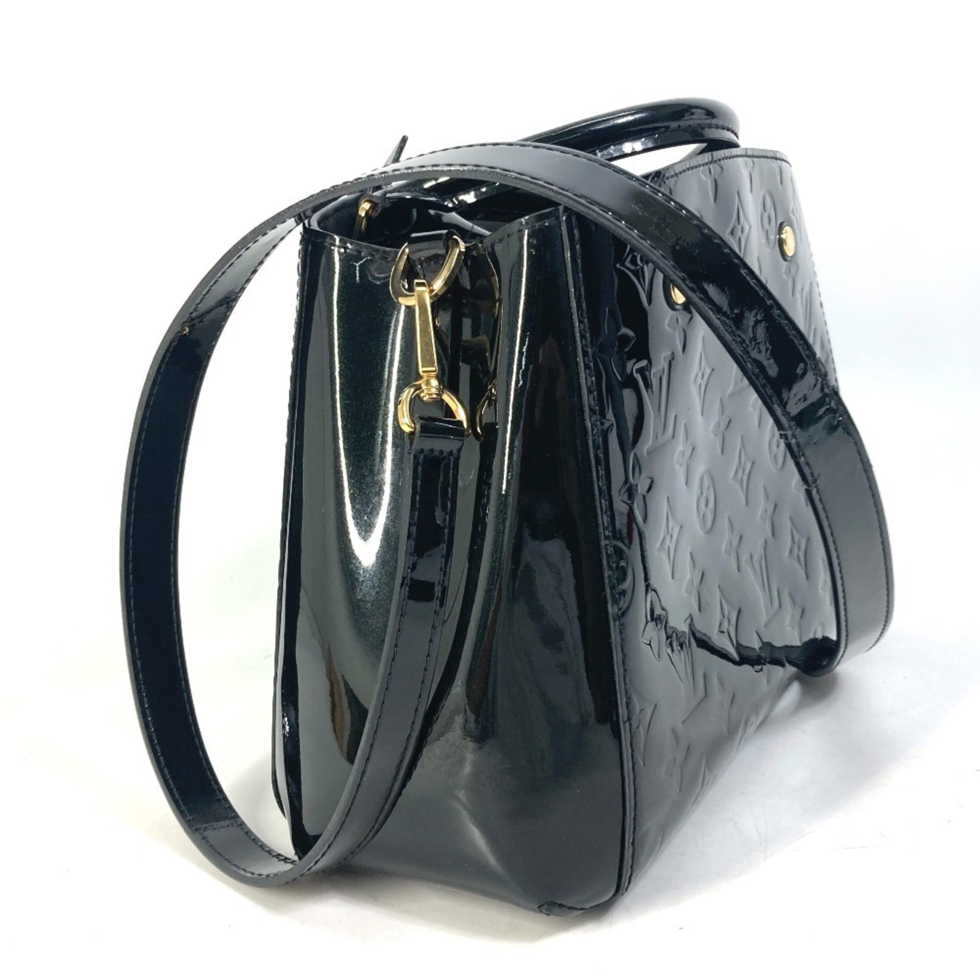 Louis Vuitton Monogram Vernis Black Noir Monogram Vernis Handbag Shoulder Bag