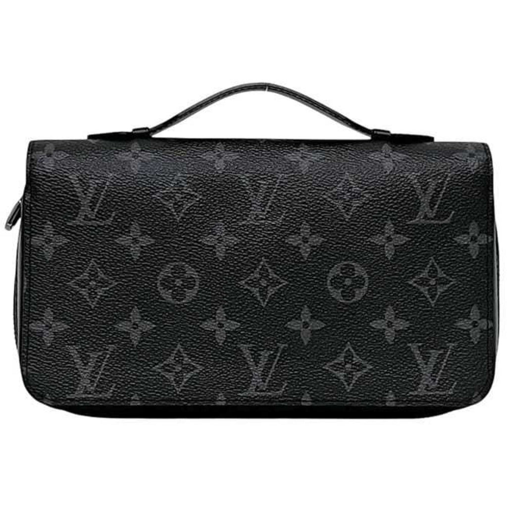 Louis Vuitton Black Monogram Eclipse Monogram Eclipse Long Wallet