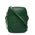 Louis Vuitton Epi Borneo Green Leather Shoulder Bag