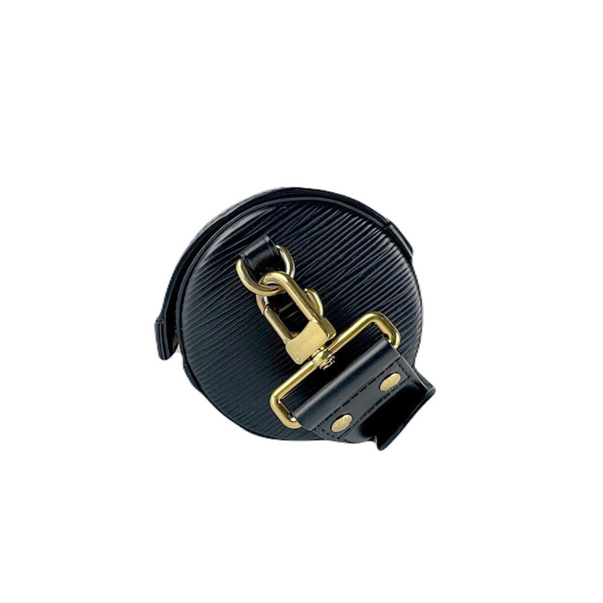 Louis Vuitton Noir Epi Leather Shoulder Bag