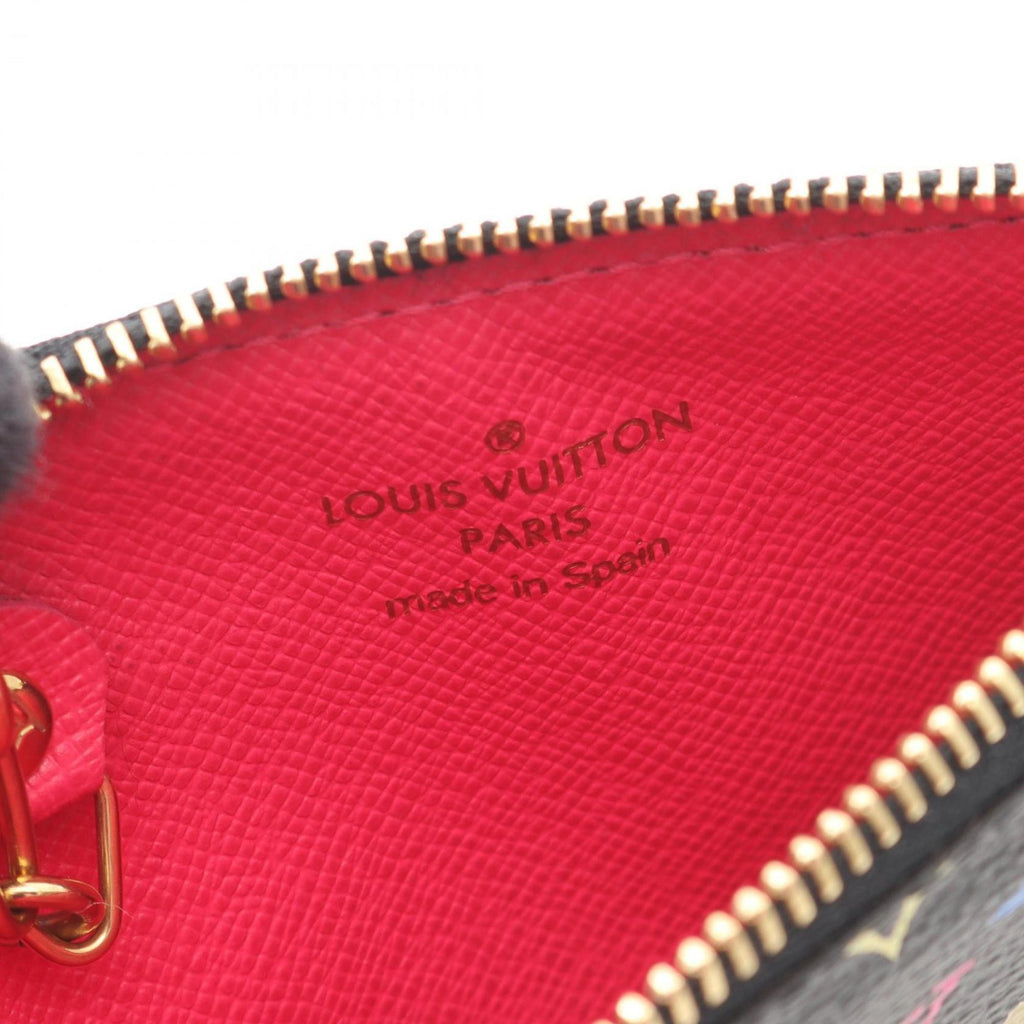 Louis Vuitton Black Grenade Multi-Color Noir Monogram Multicolore Coin Purse/Coin Case