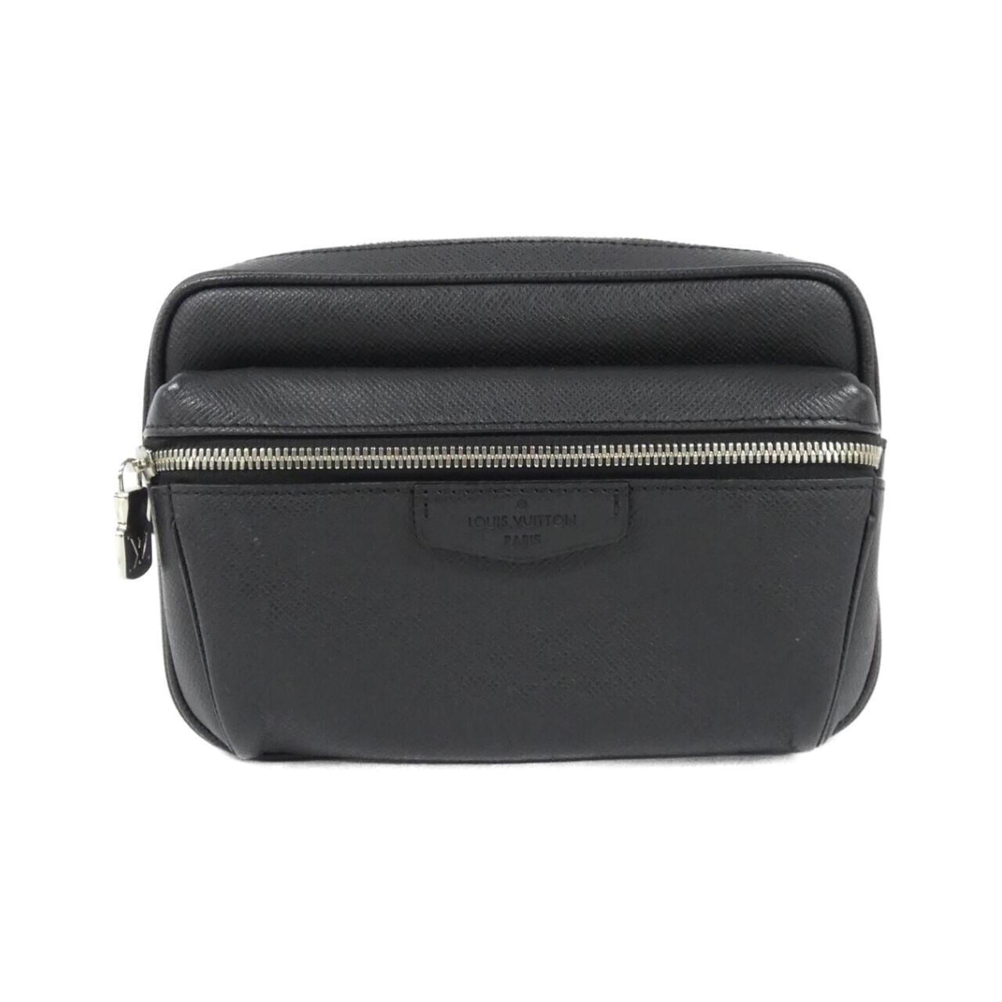 Louis Vuitton Black Leather Shoulder Bag