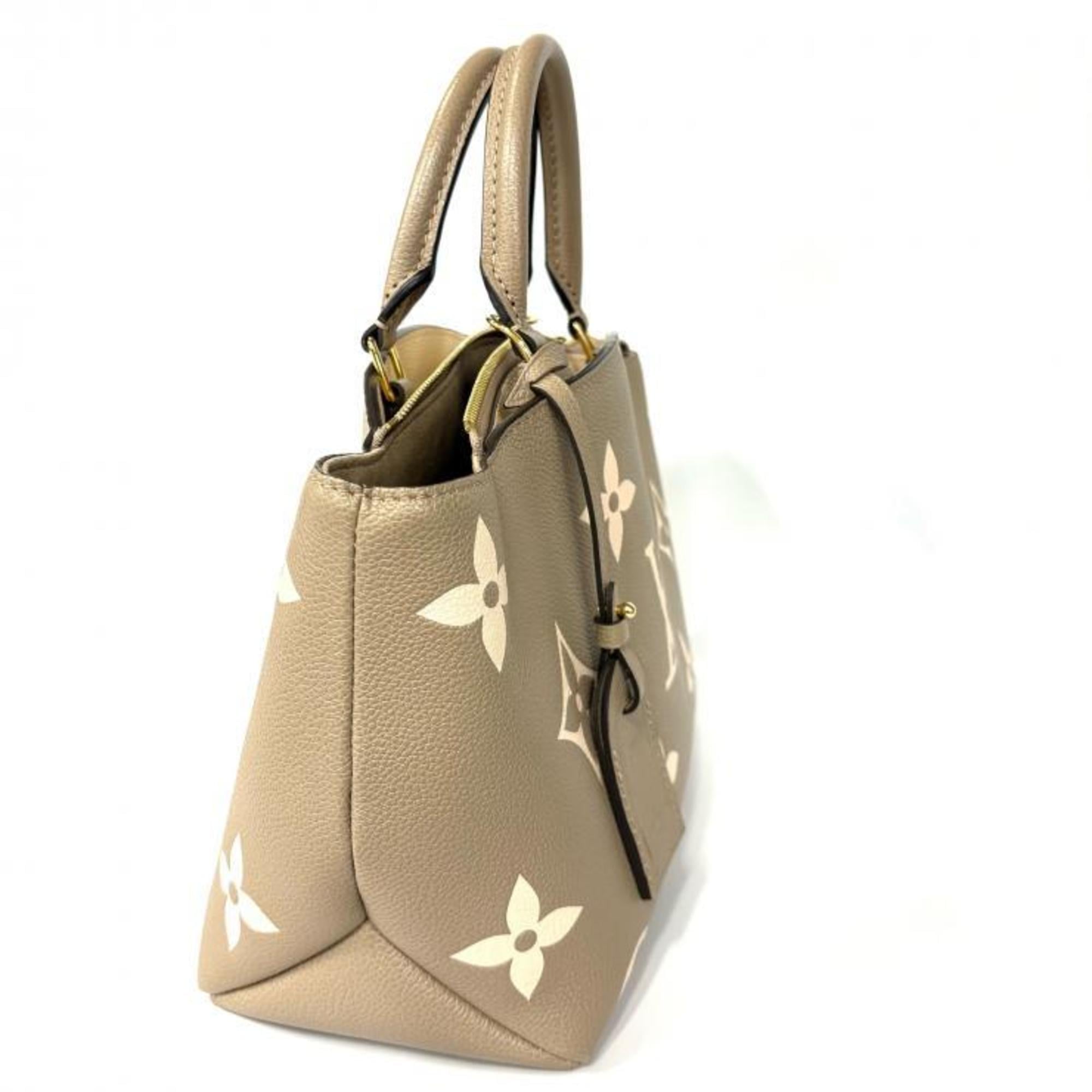 Louis Vuitton Beige Ivory Tourterelle Monogram Empreinte Handbag