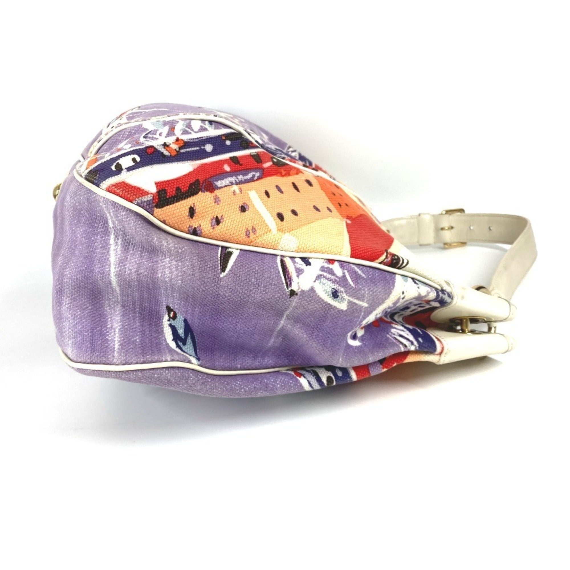 Louis Vuitton Multi-Color Leather Canvas Shoulder Bag