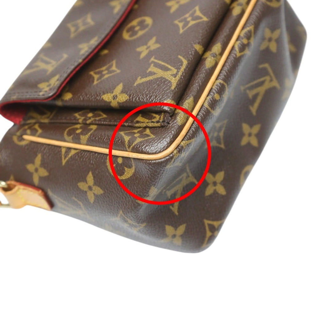Louis Vuitton Brown Monogram Canvas Shoulder Bag