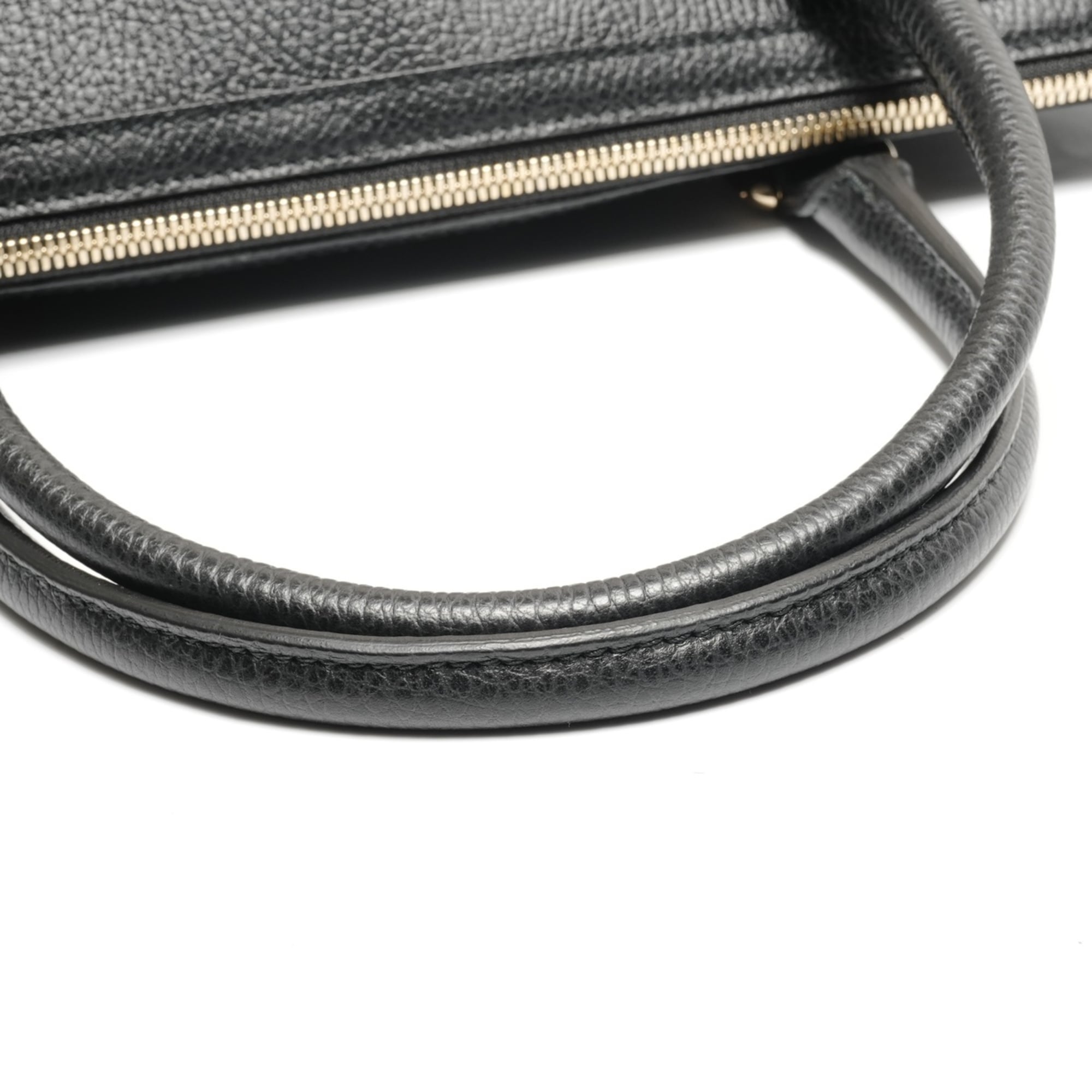 Gucci Black Leather Tote Bag (Pre-Owned)