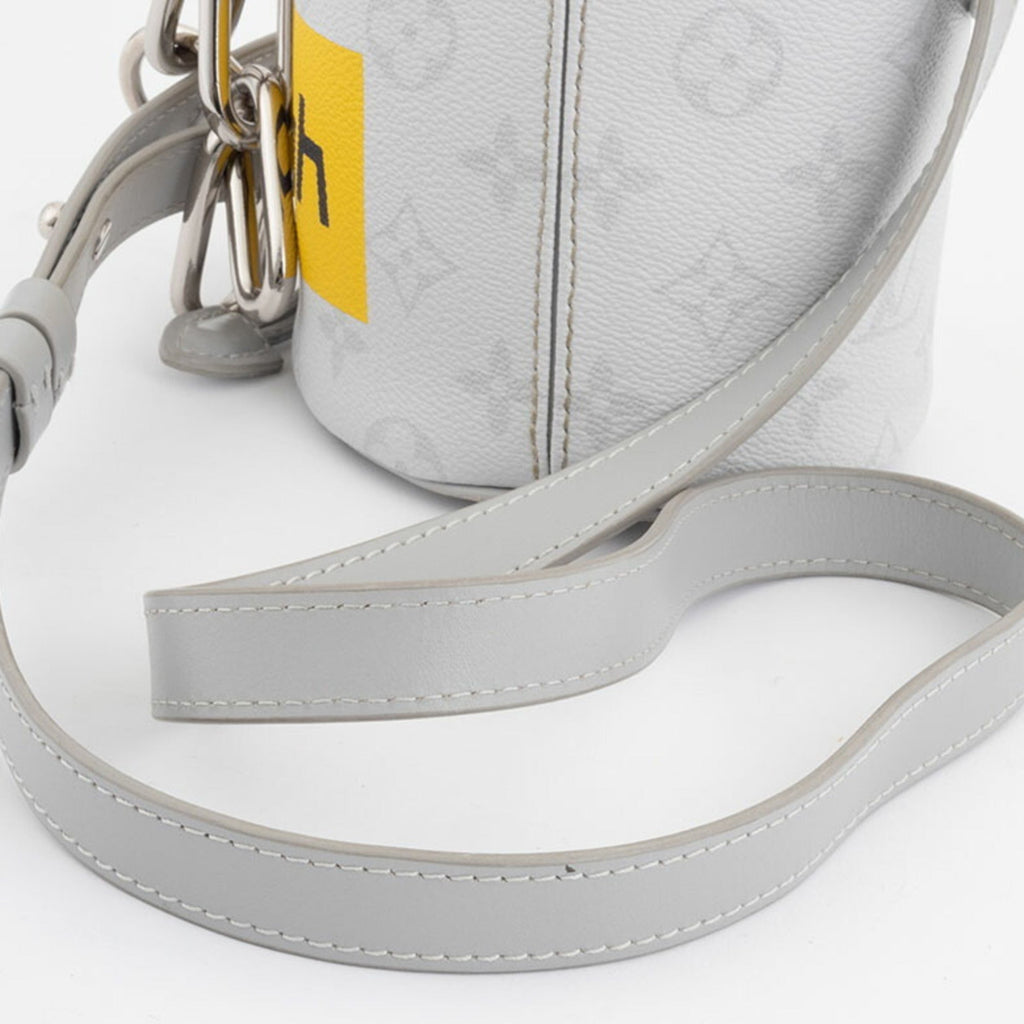 Louis Vuitton Monogram Light Gray White Monogram Shoulder Bag