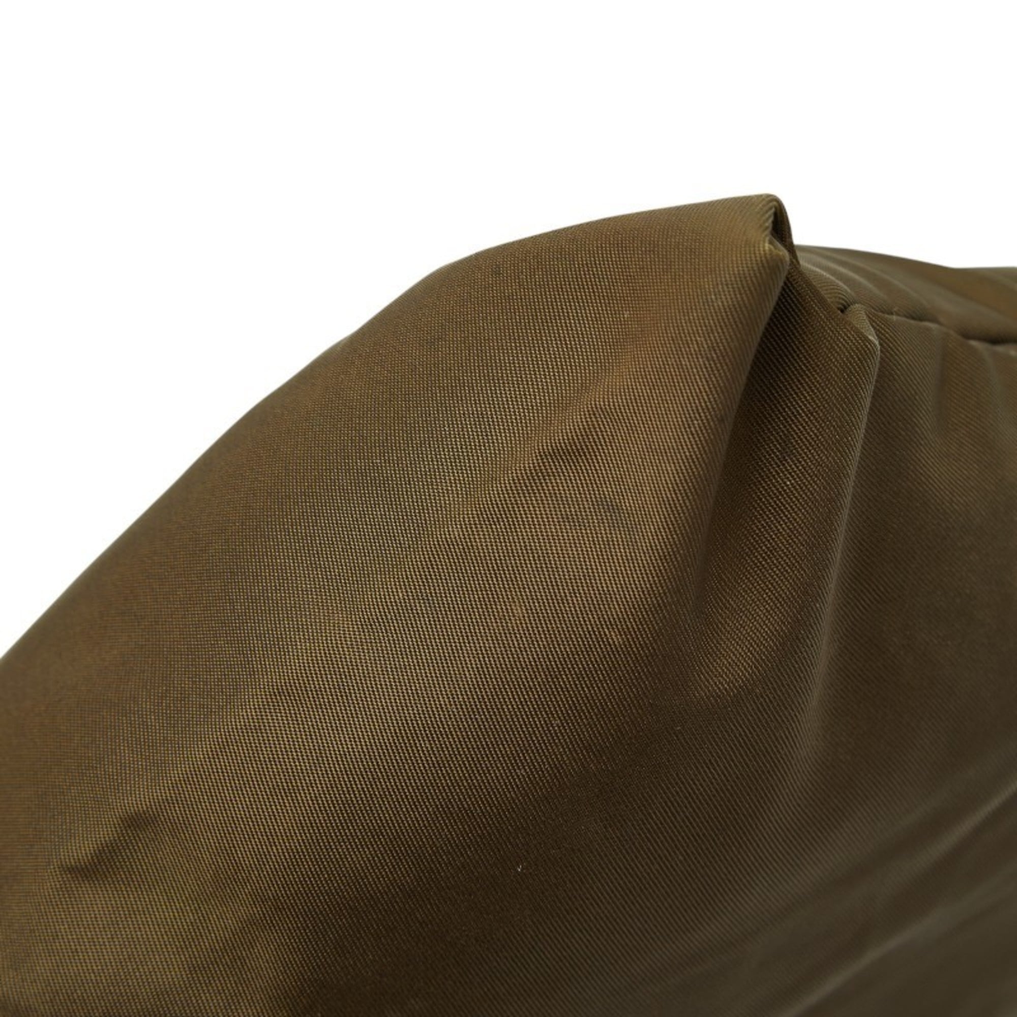Prada Green Khaki Nylon Shoulder Bag