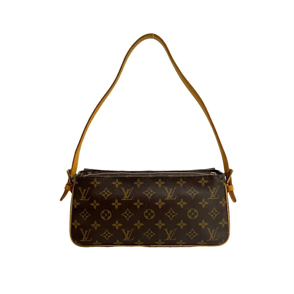 Louis Vuitton Brown Leather Shoulder Bag