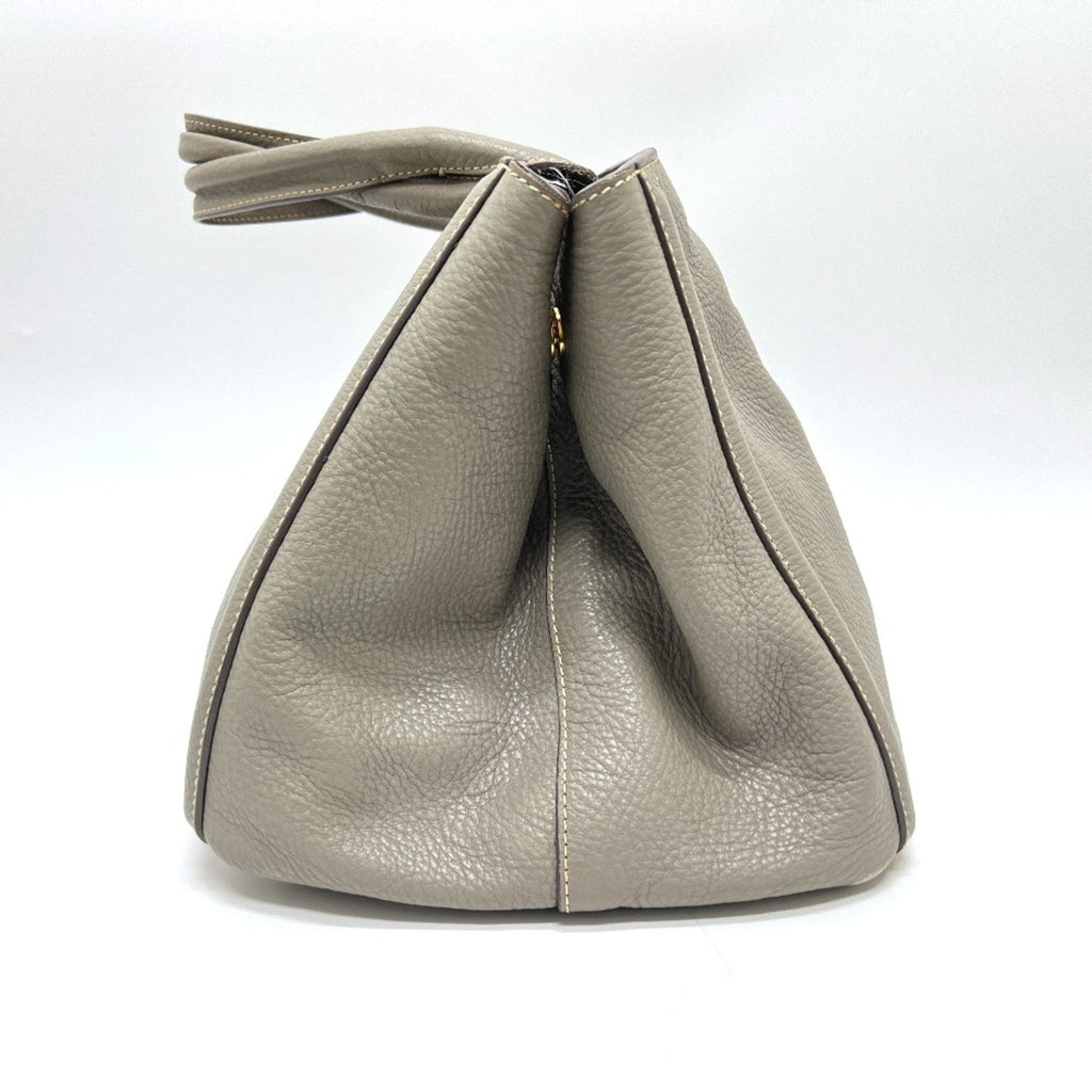 Prada Gray Canapa Handbag Tote Bag