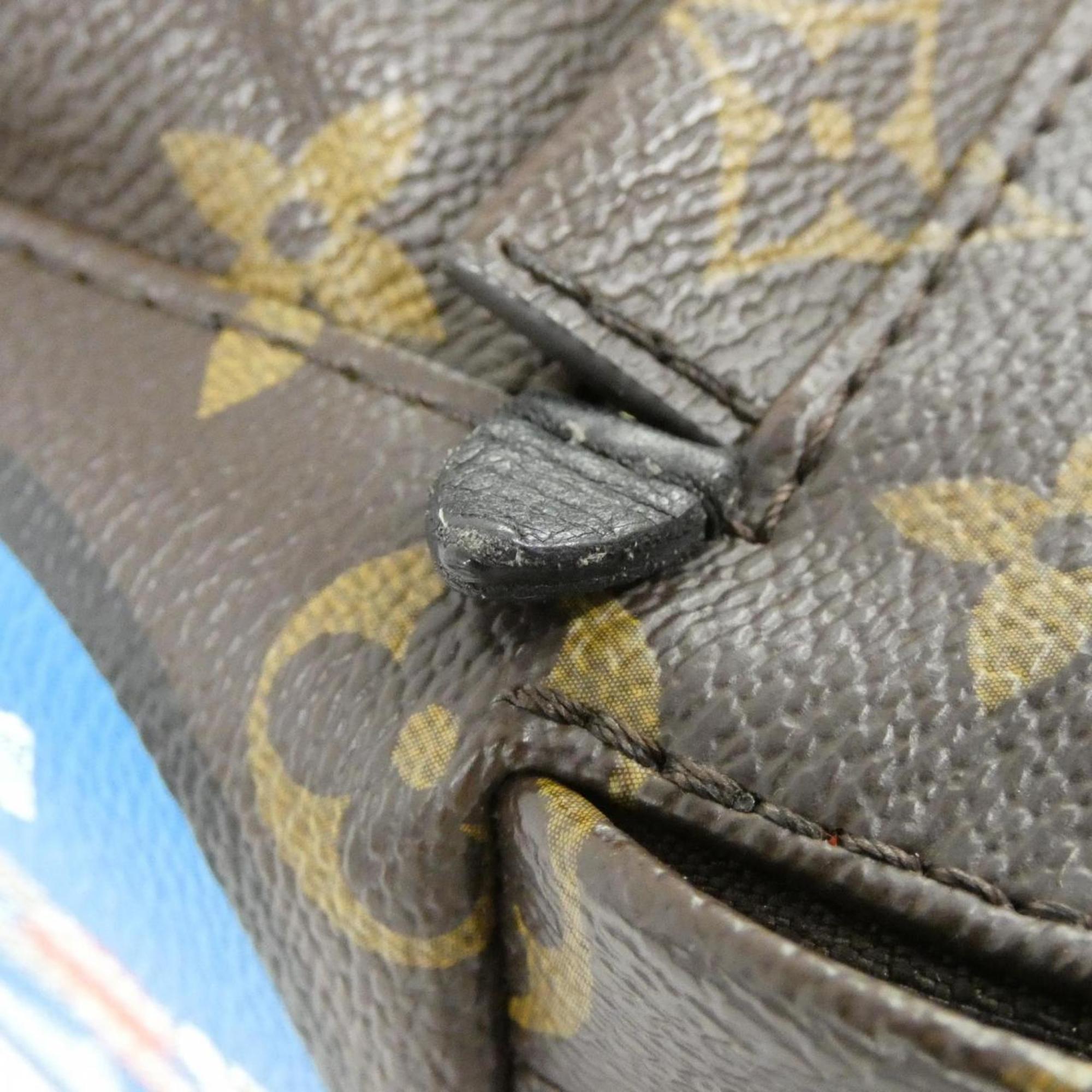 Louis Vuitton Monogram Marron Coated Canvas Backpack