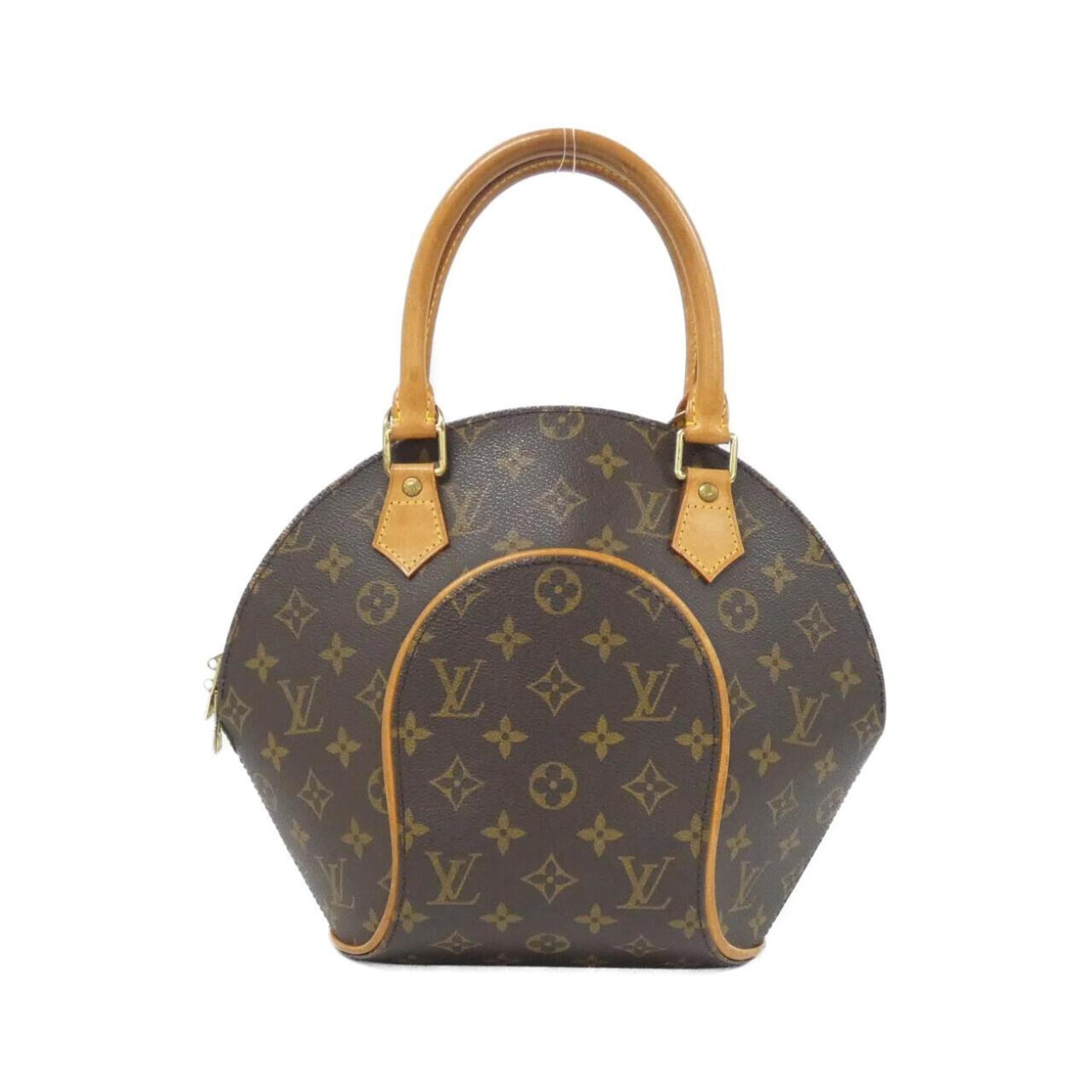 Louis Vuitton Brown Coated Canvas Handbag