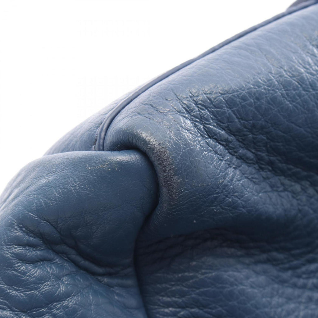 Balenciaga Blue Leather Tote