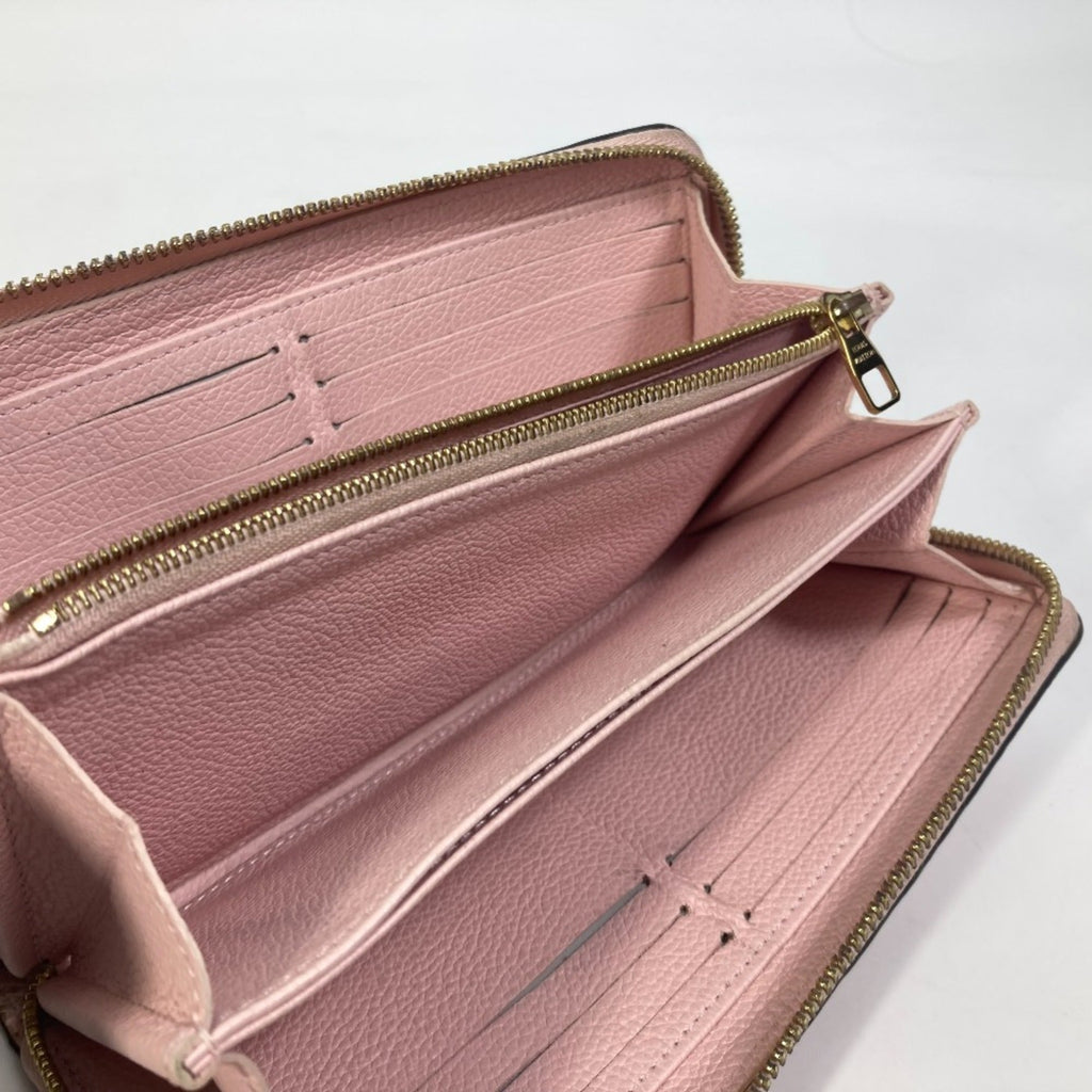 Louis Vuitton Monogram Empreinte Pink Monogram Empreinte Long Wallet