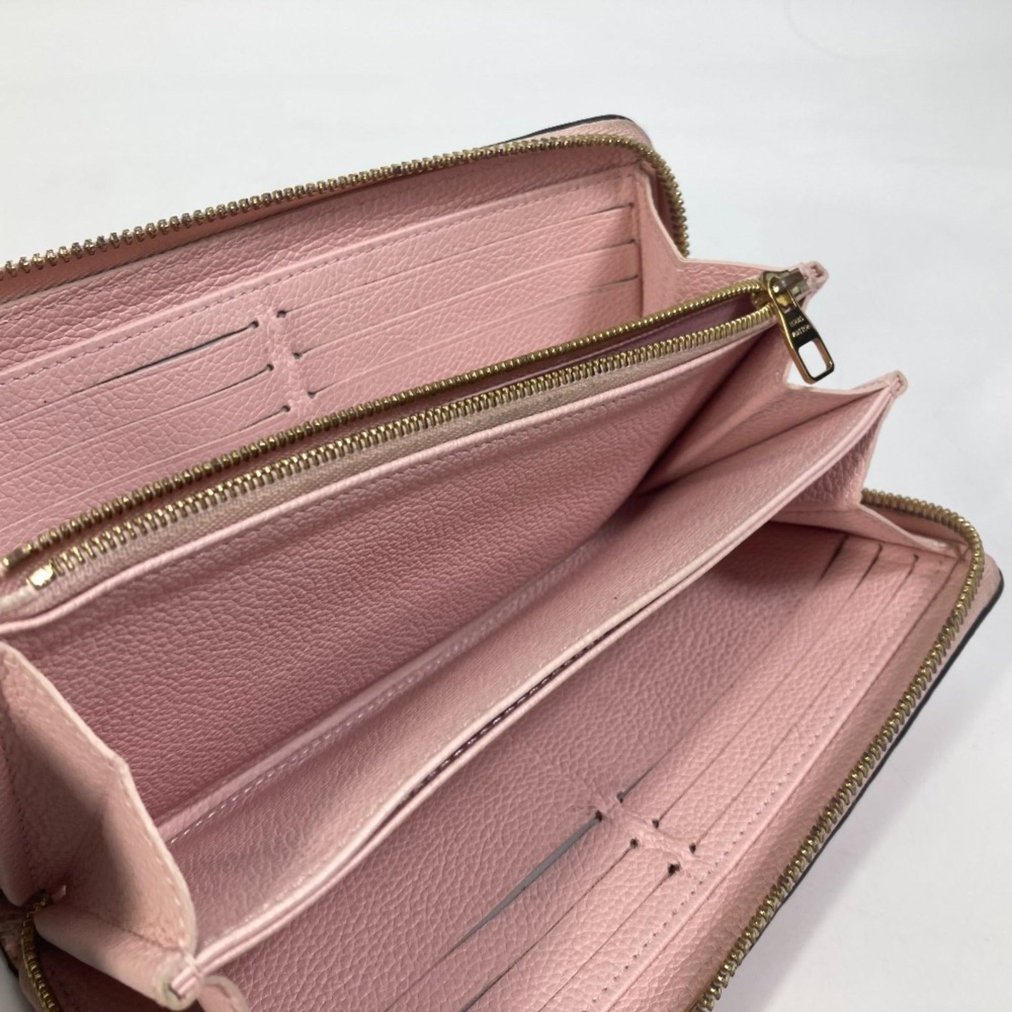 Louis Vuitton Monogram Empreinte Pink Monogram Empreinte Long Wallet
