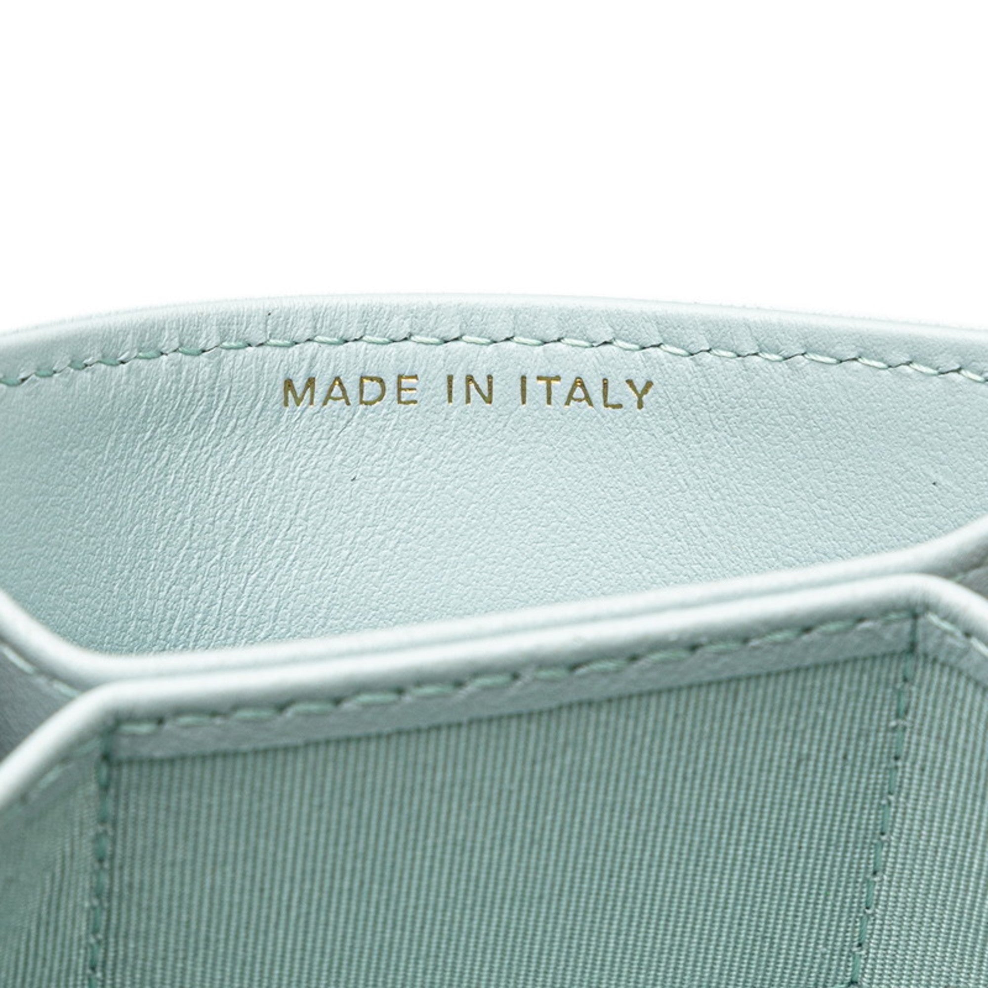Chanel Light Blue Leather Shoulder Bag