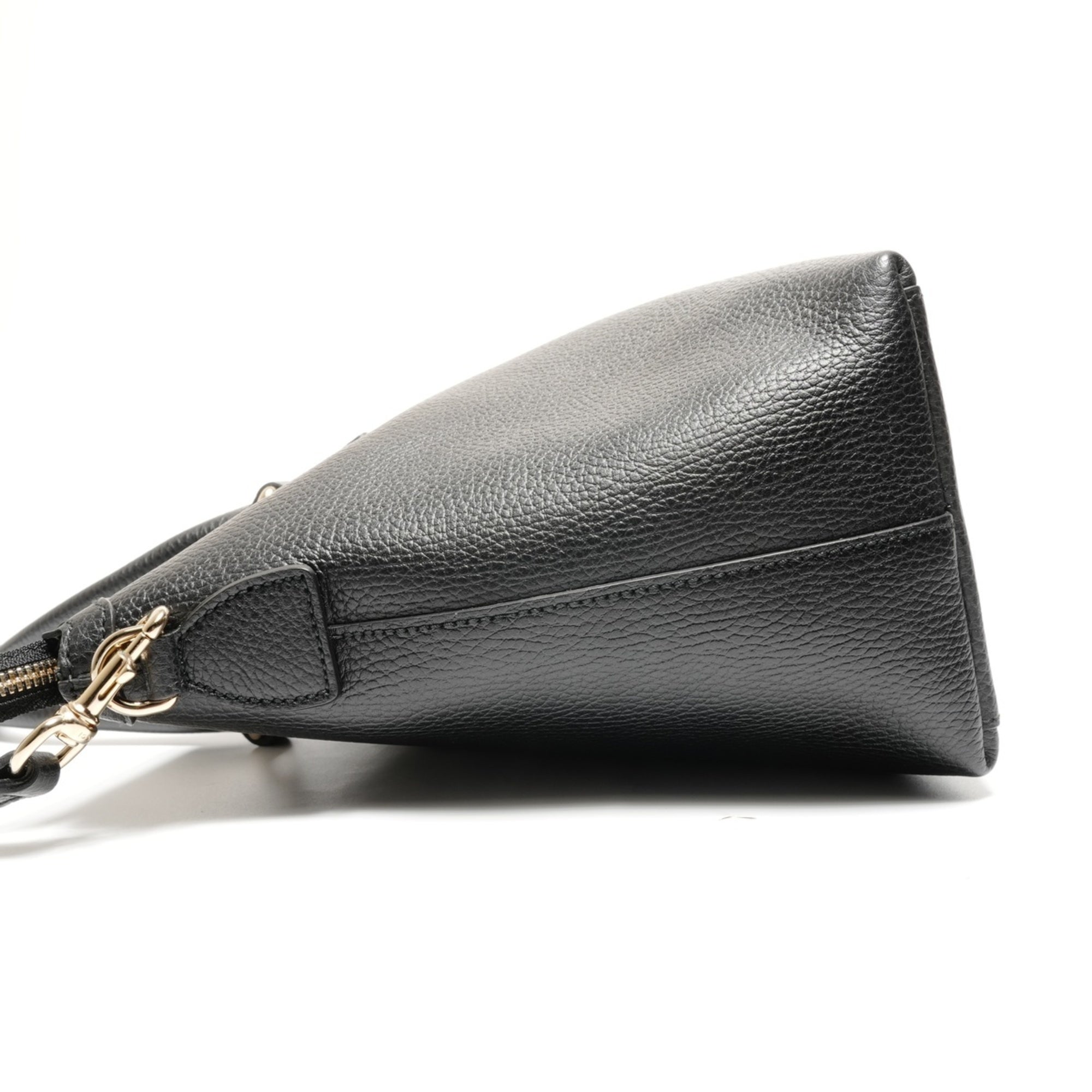 Gucci Black Leather Tote Bag (Pre-Owned)