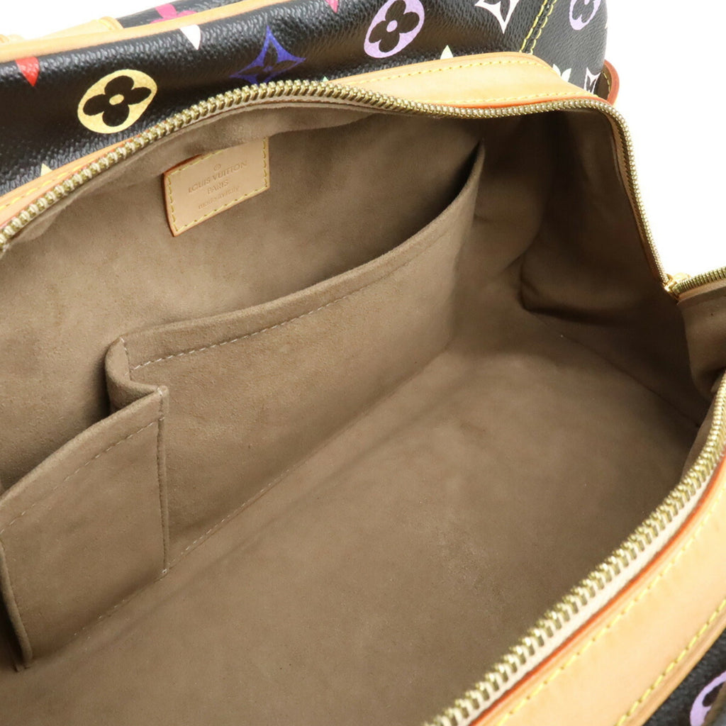 Louis Vuitton Black Multi-Color Noir Pvc Handbag Shoulder Bag
