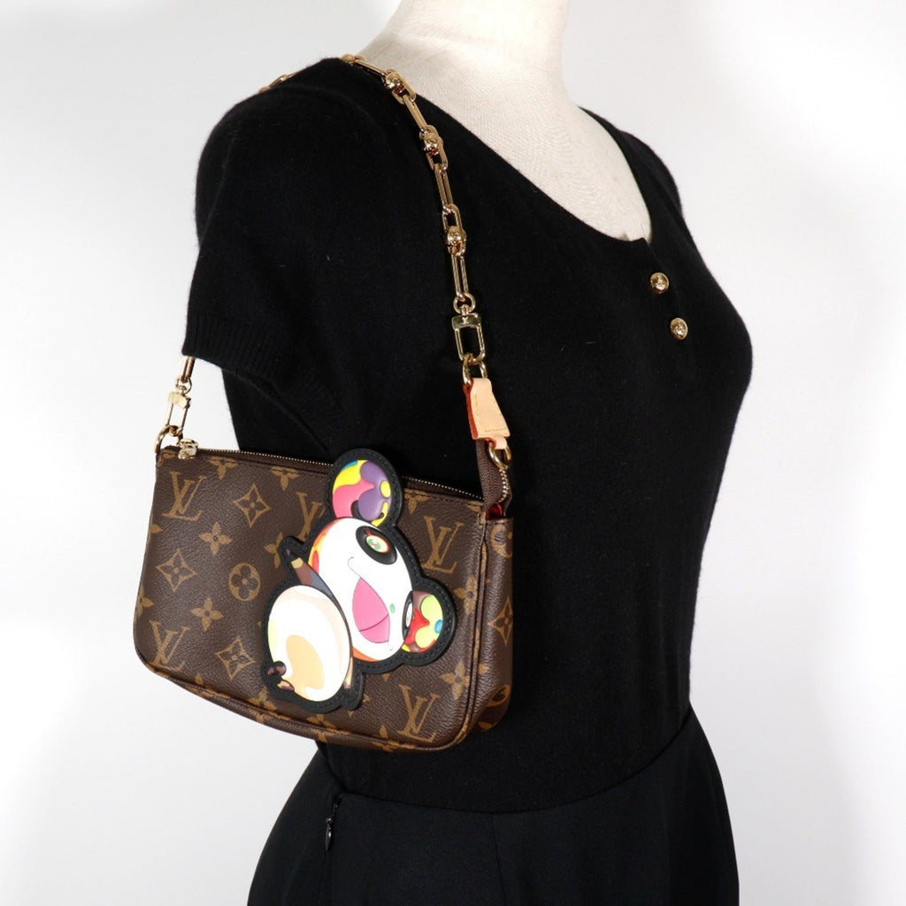 Louis Vuitton Brown Monogram Canvas Pochette Shoulder Bag