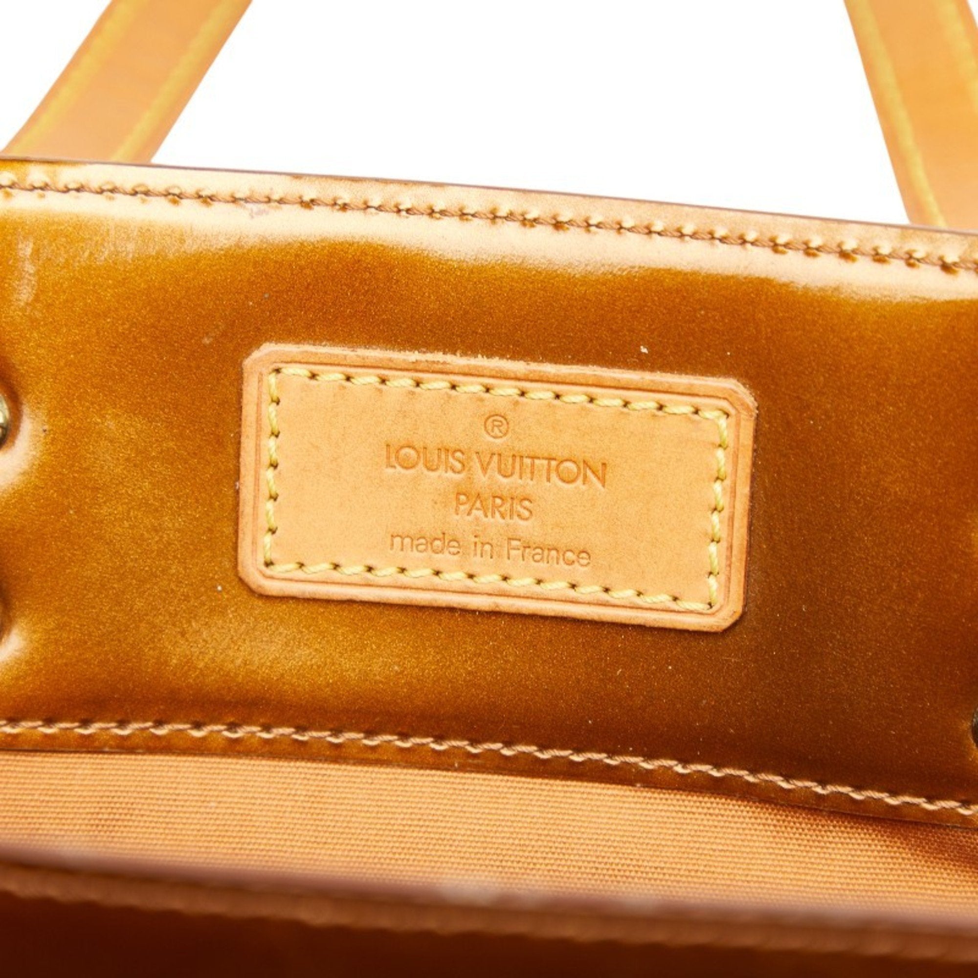 Louis Vuitton Bronze Brown Monogram Patent Leather Tote Bag