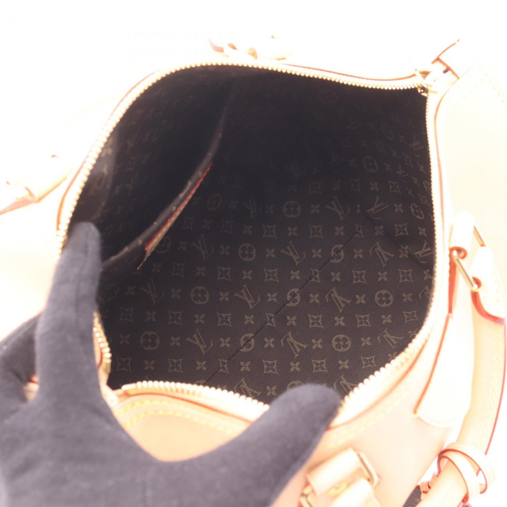 Louis Vuitton Beige Leather Handbag