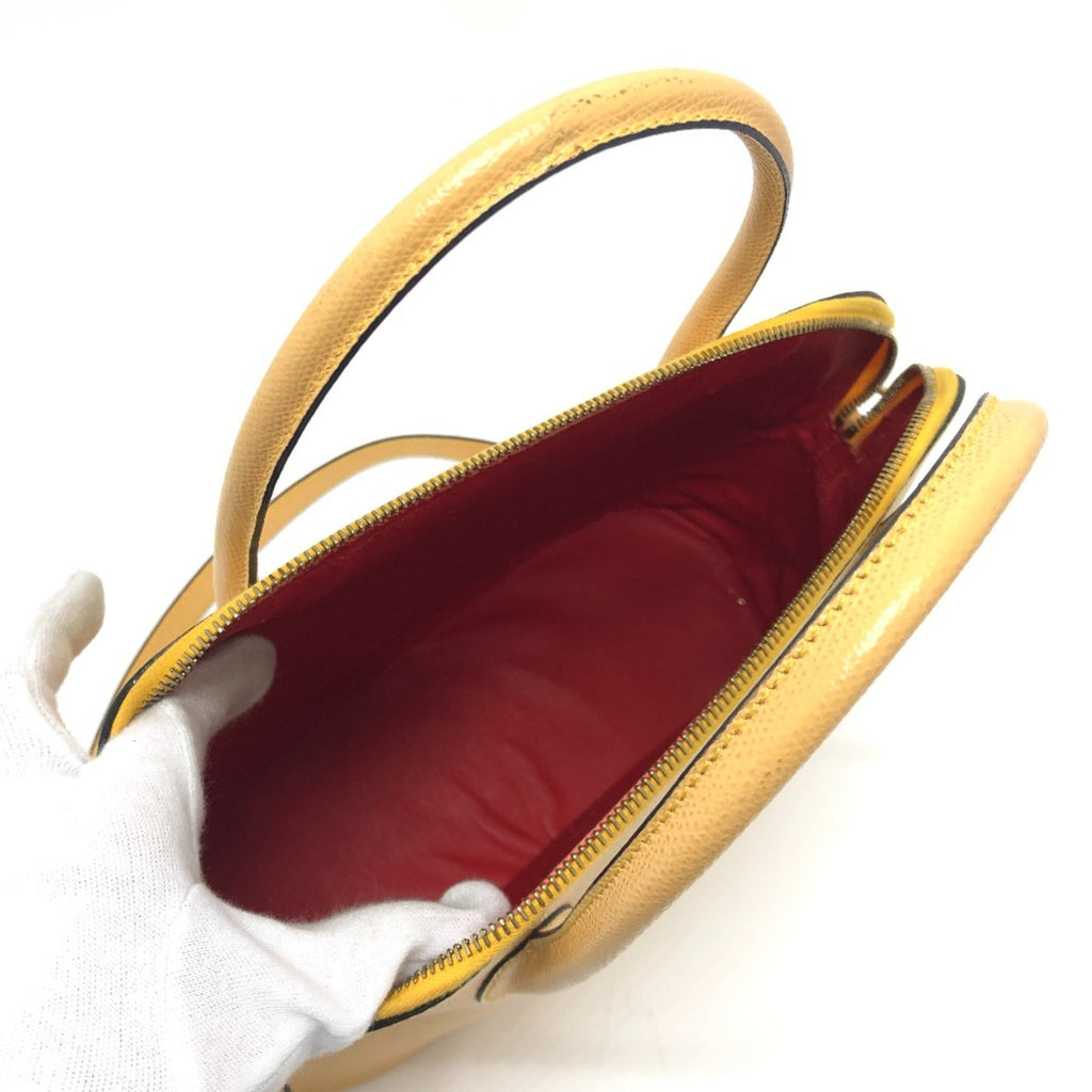 Celine Yellow Leather Shoulder Bag