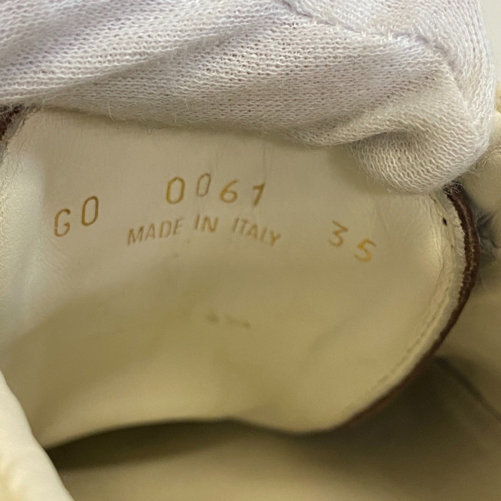 Louis Vuitton Brown White Sneakers