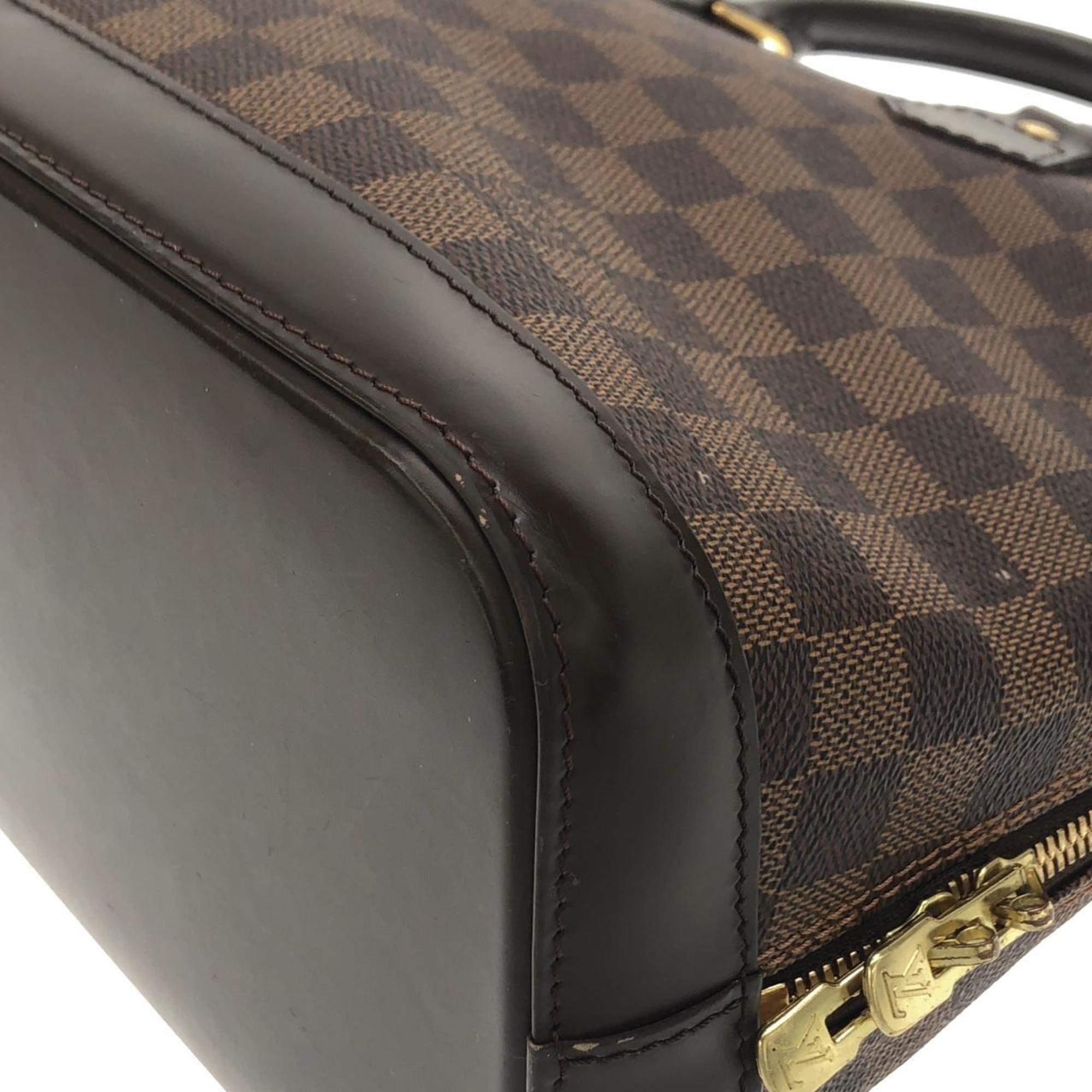 Louis Vuitton Ebene Coated Canvas Handbag