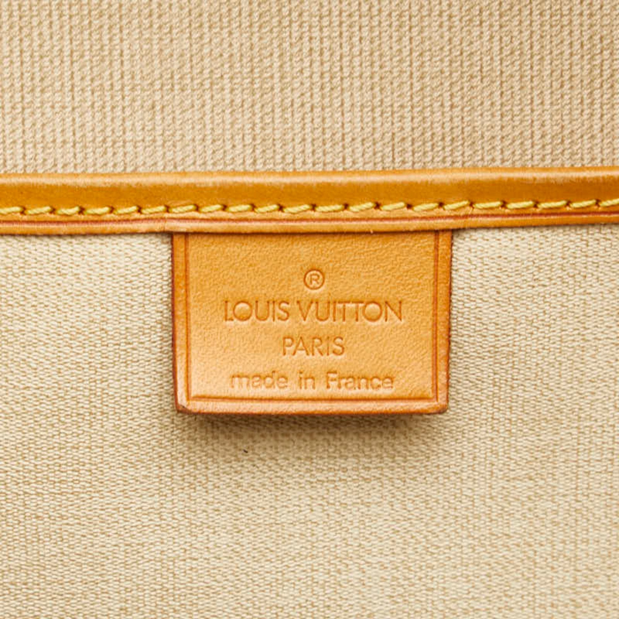 Louis Vuitton Monogram Brown Pvc Leather Handbag