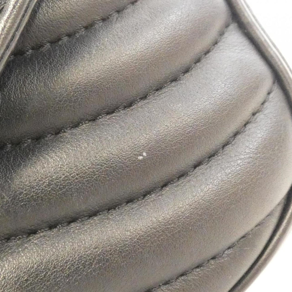Louis Vuitton Black Leather Pochette Shoulder Bag