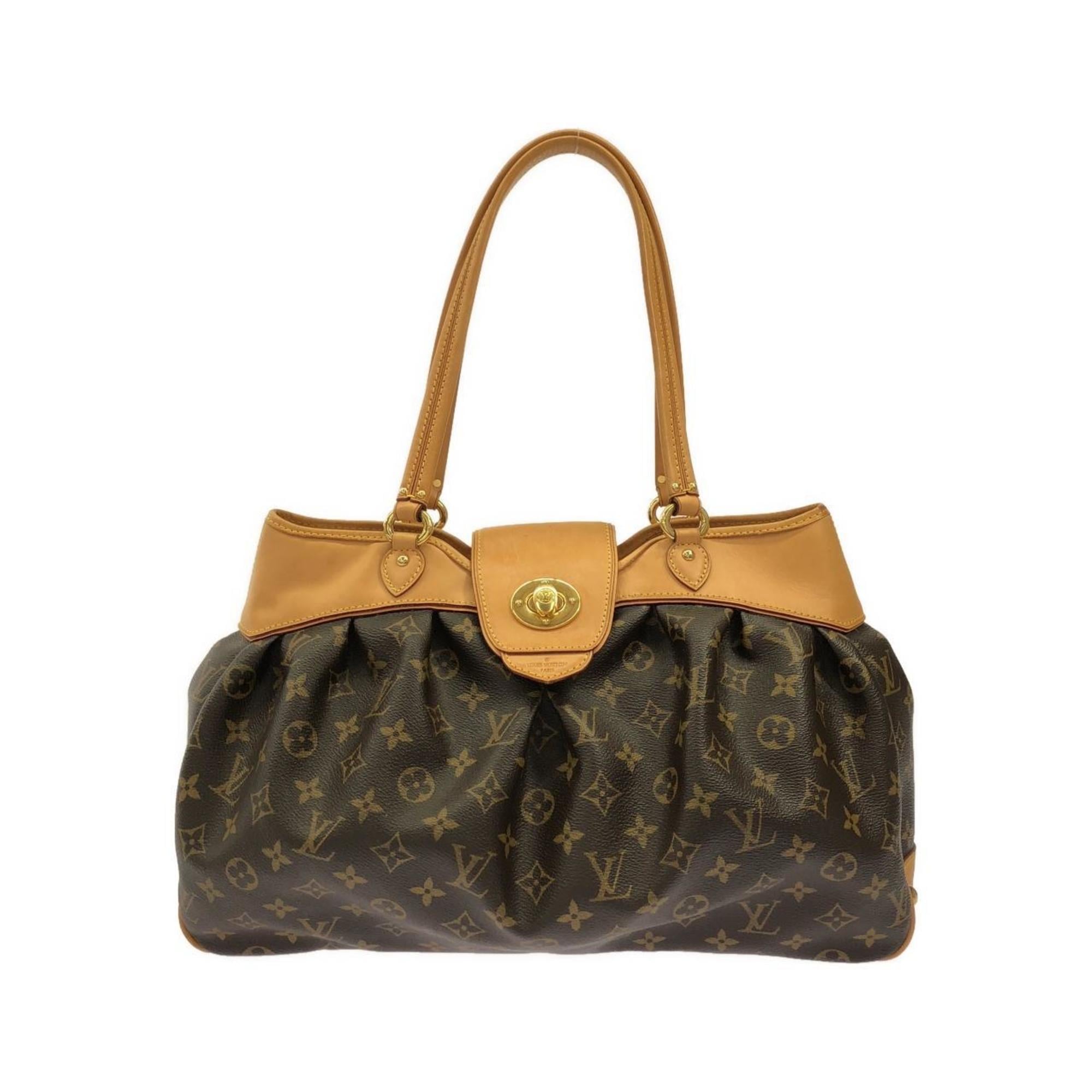 Louis Vuitton Marron Coated Canvas Shoulder Bag