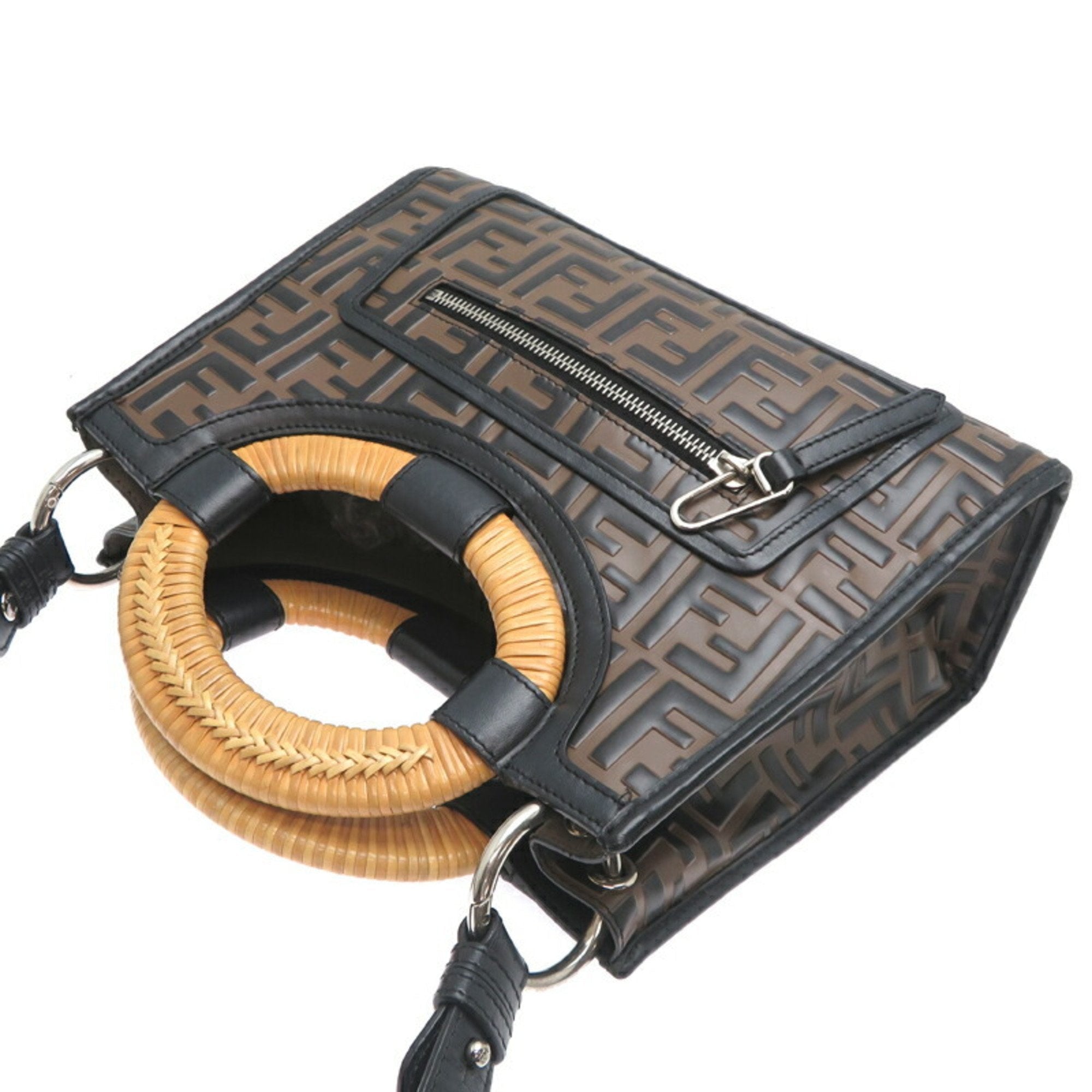 Fendi Brown Leather Handbag