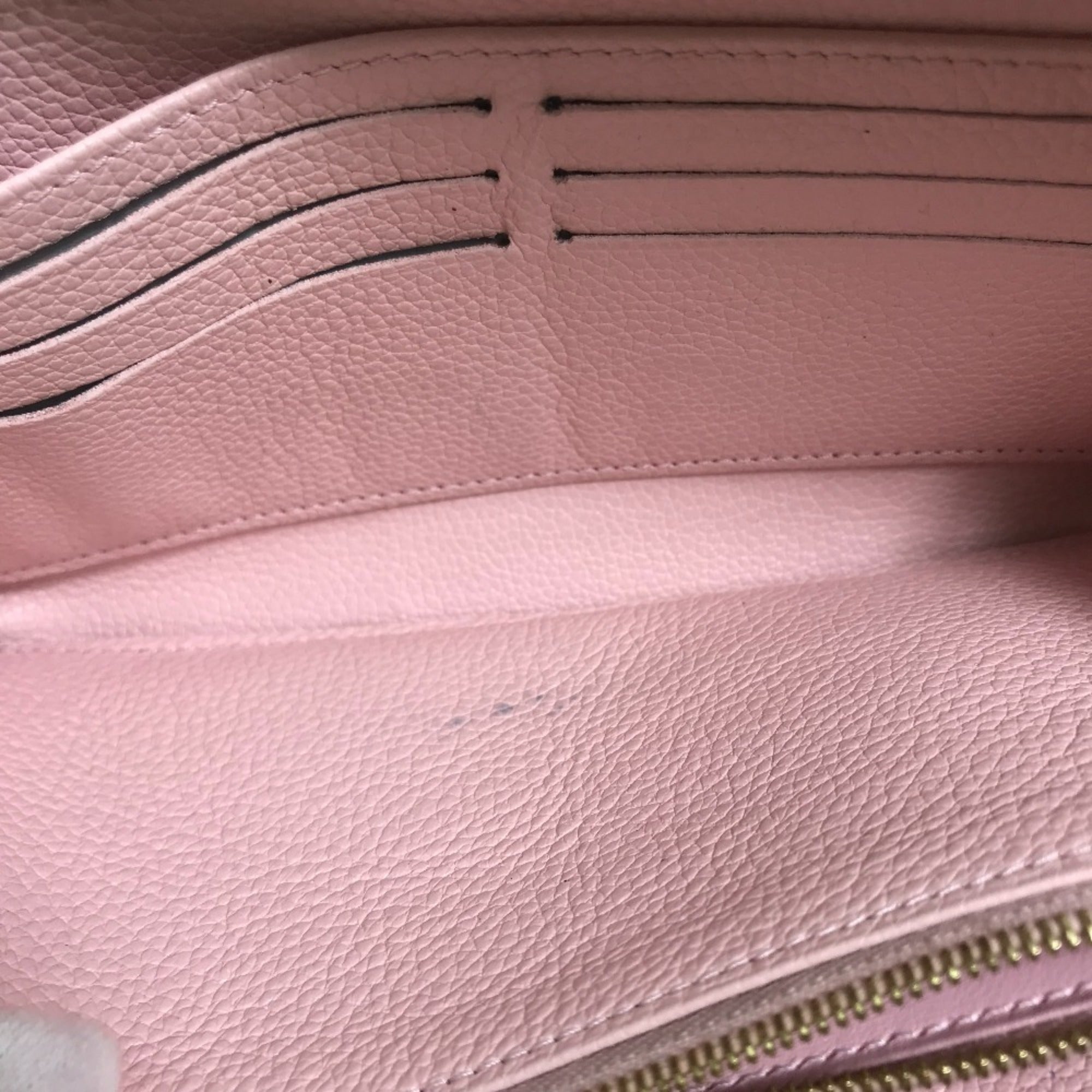 Louis Vuitton Monogram Empreinte Pink Monogram Empreinte Long Wallet