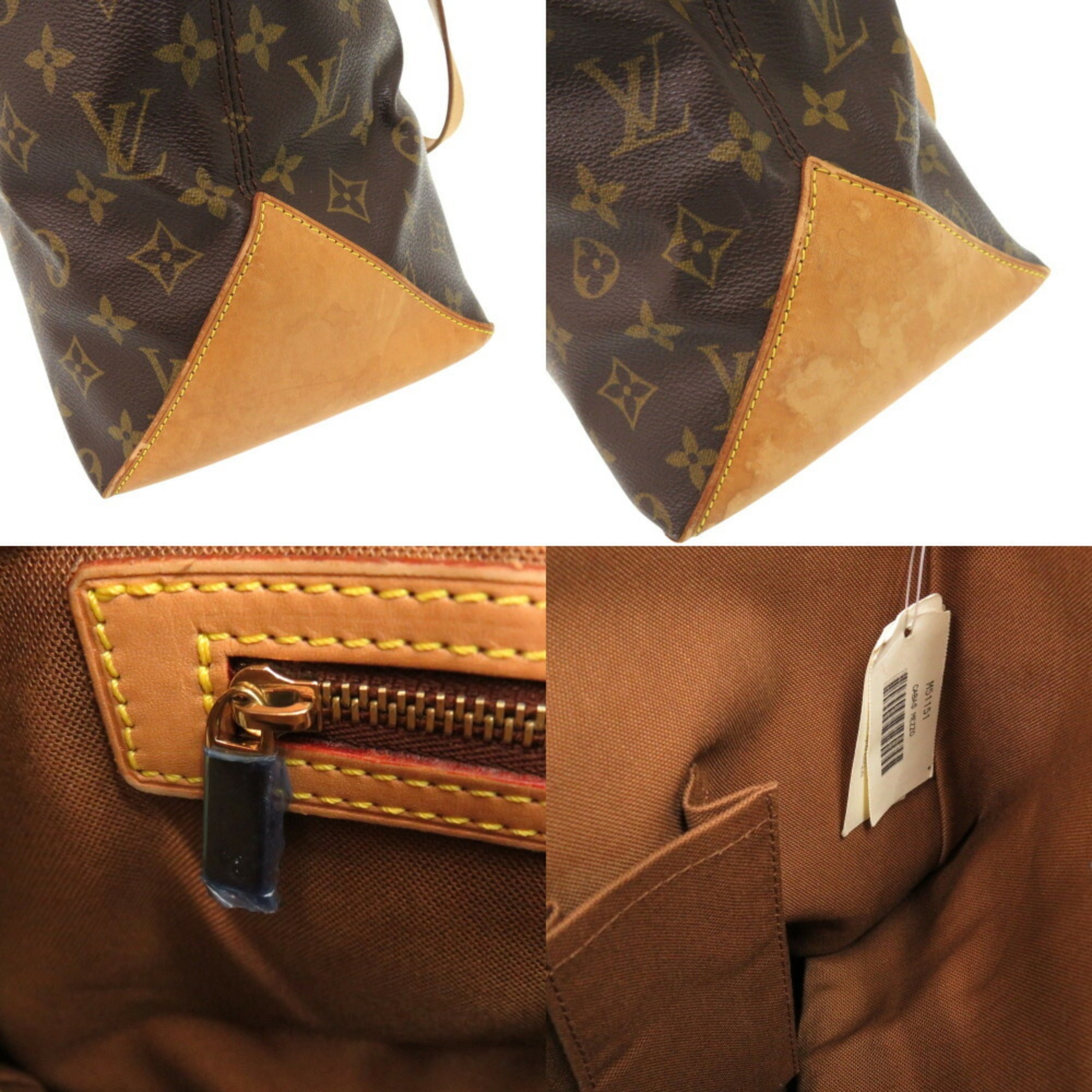 Louis Vuitton Brown Monogram Tote Bag