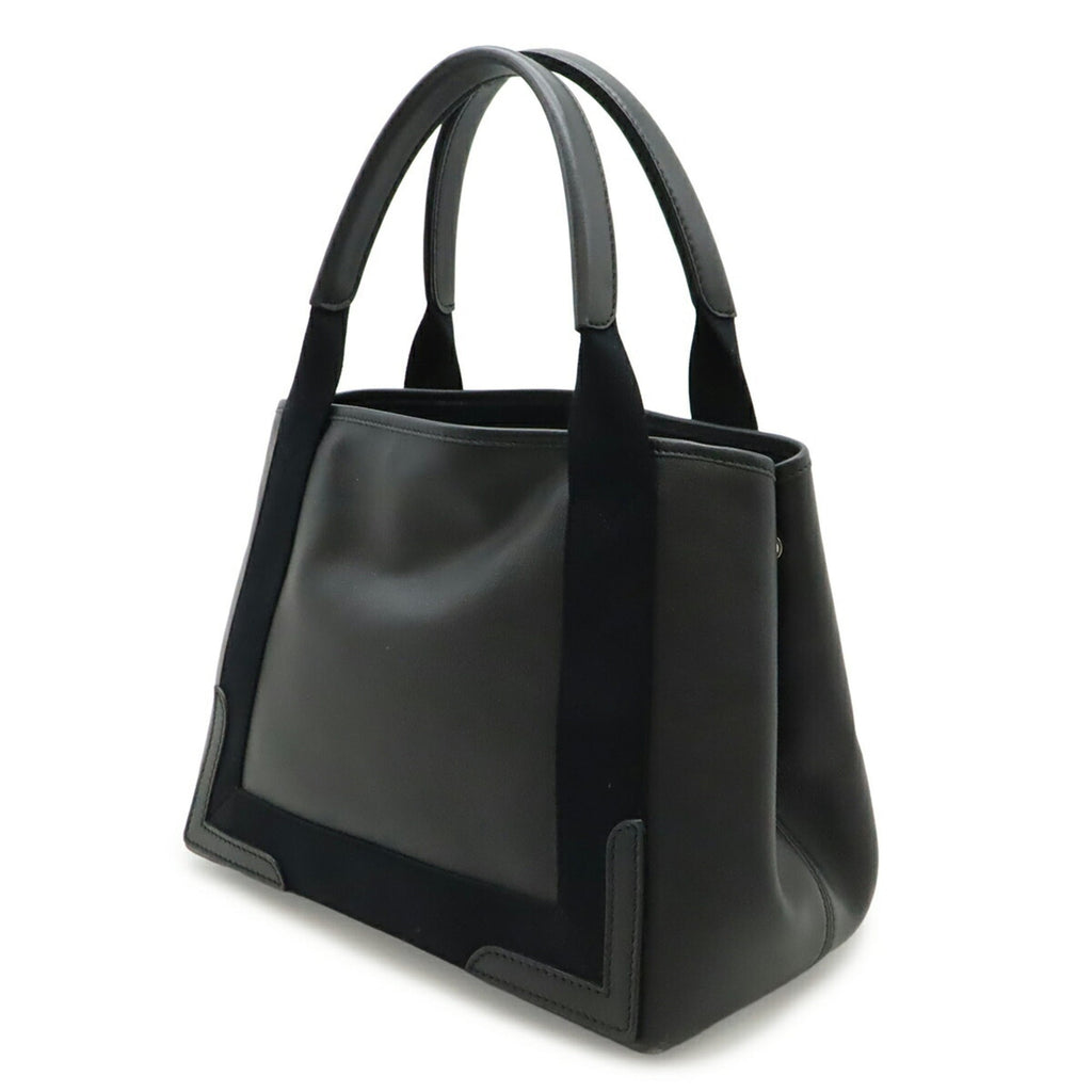 Balenciaga Black Leather Handbag Pouch Tote