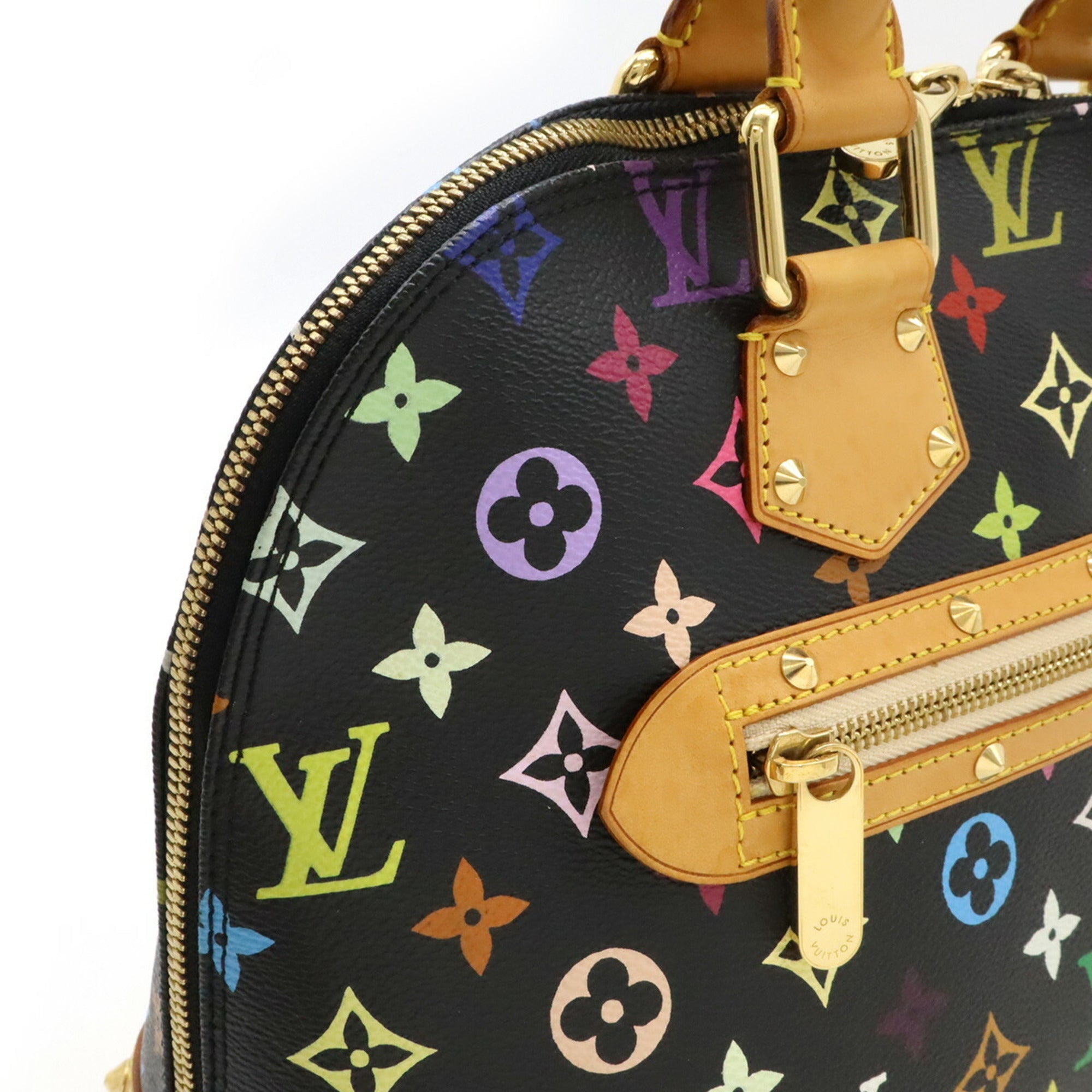 Louis Vuitton Black Multi-Color Noir Pvc Handbag