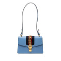Gucci Blue Leather Shoulder Bag (Pre-Owned)