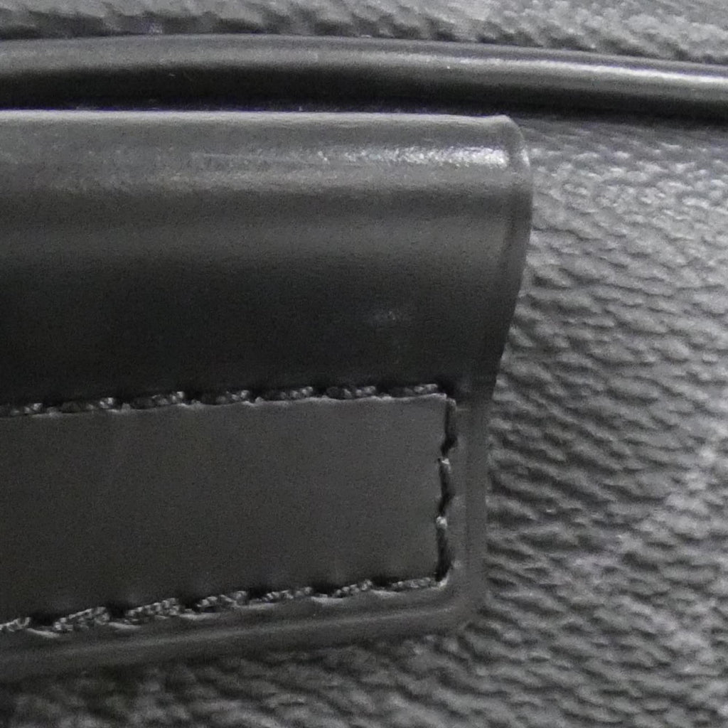 Louis Vuitton Black Coated Canvas Shoulder Bag