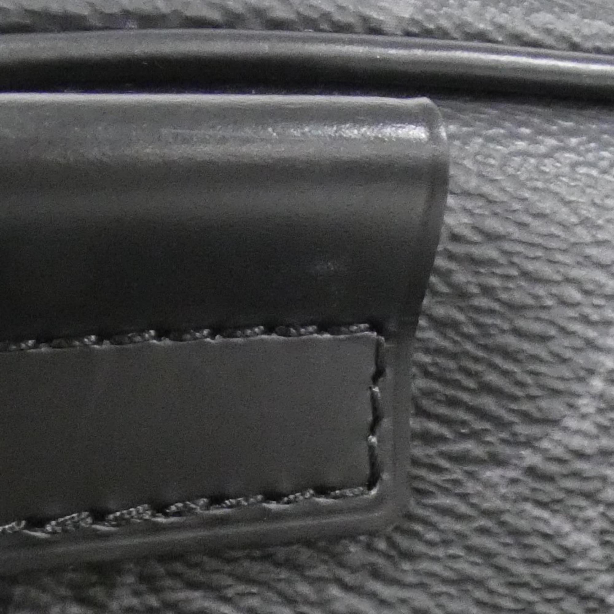 Louis Vuitton Black Coated Canvas Shoulder Bag