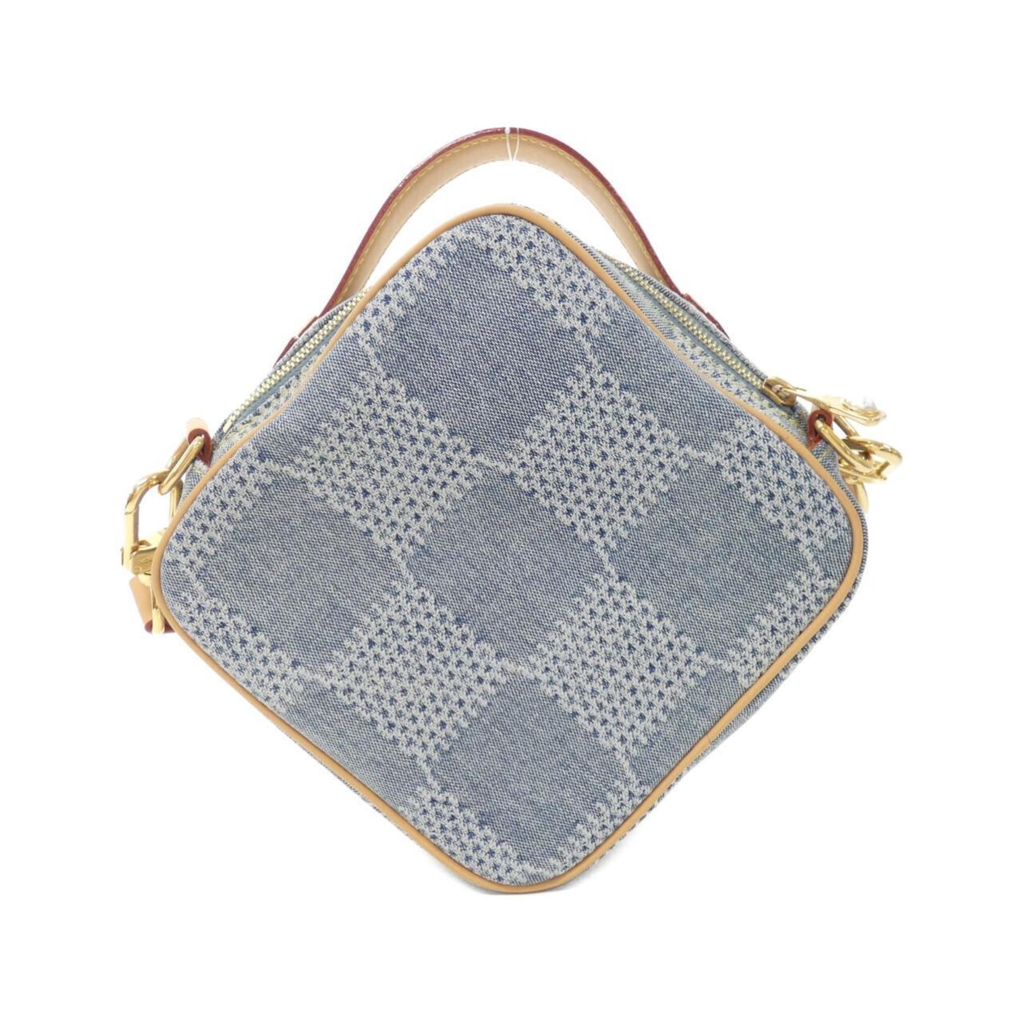 Louis Vuitton Blue Cotton Canvas Shoulder Bag